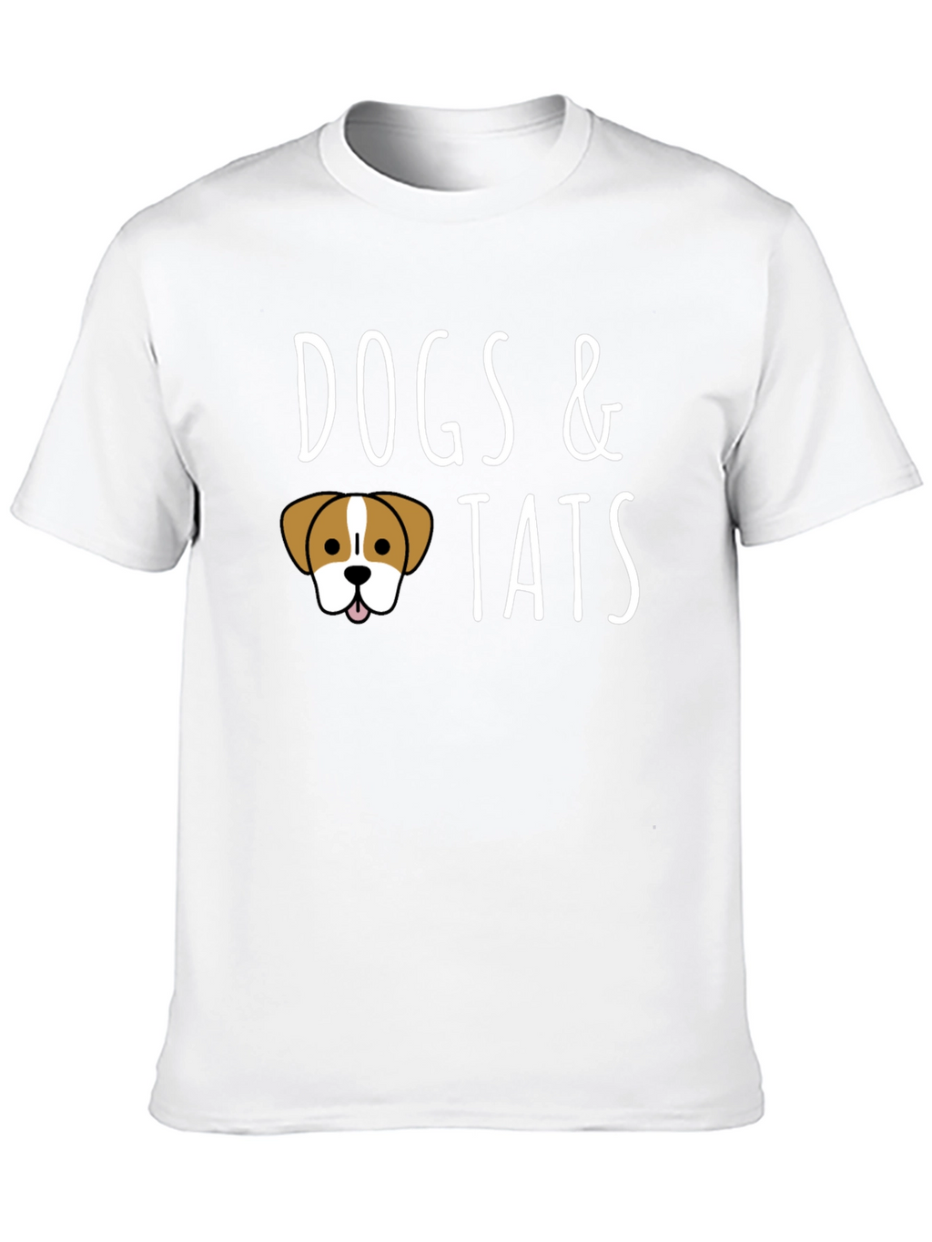 Dogs & Tats Graphic Tee - Black Crew Neck