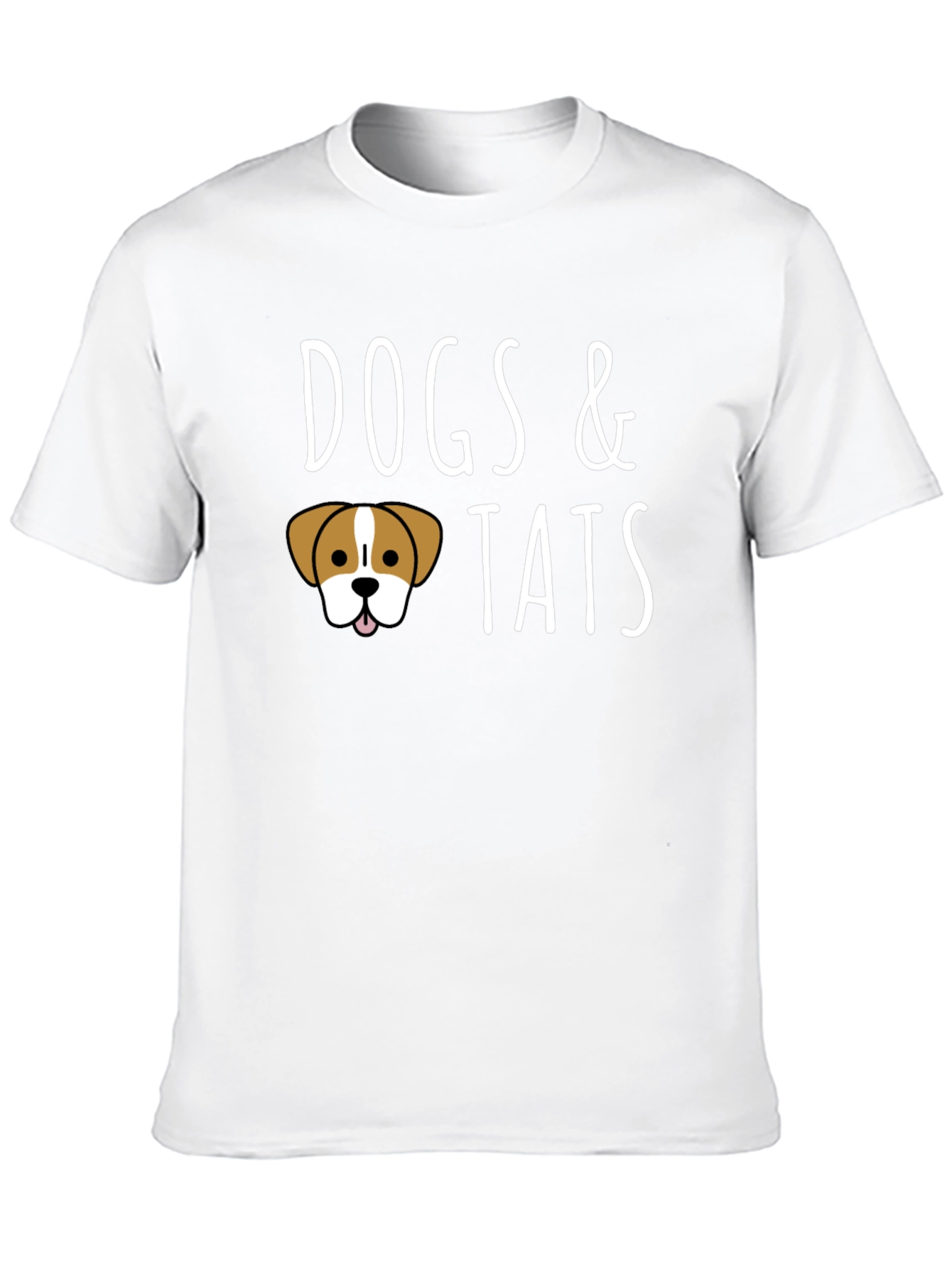 Dogs & Tats Graphic Tee - Black Crew Neck