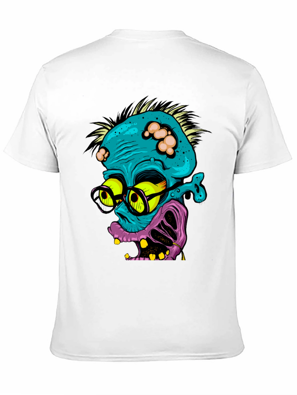 Zombie Nerd Graphic T-Shirt