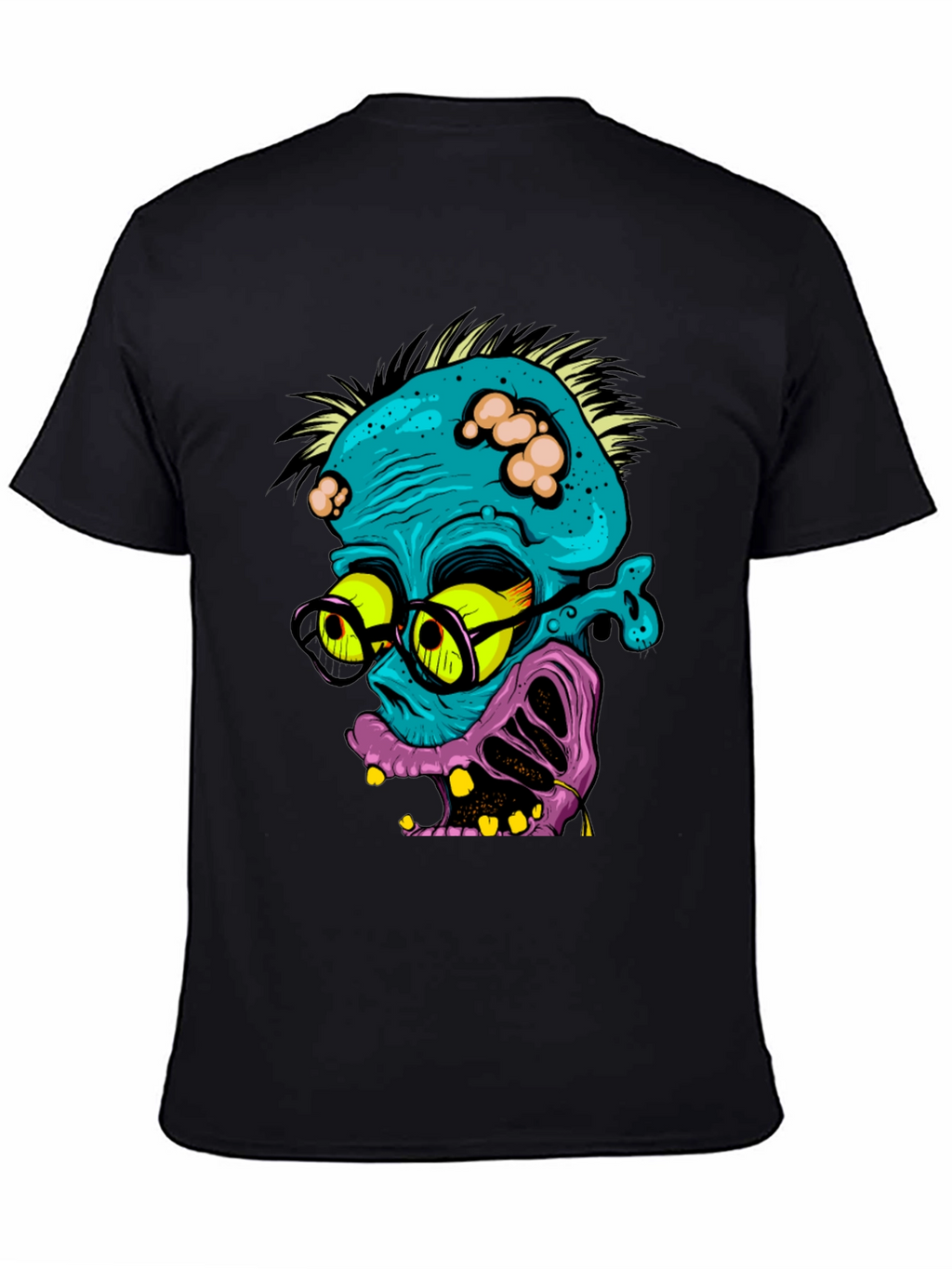 Zombie Nerd Graphic T-Shirt