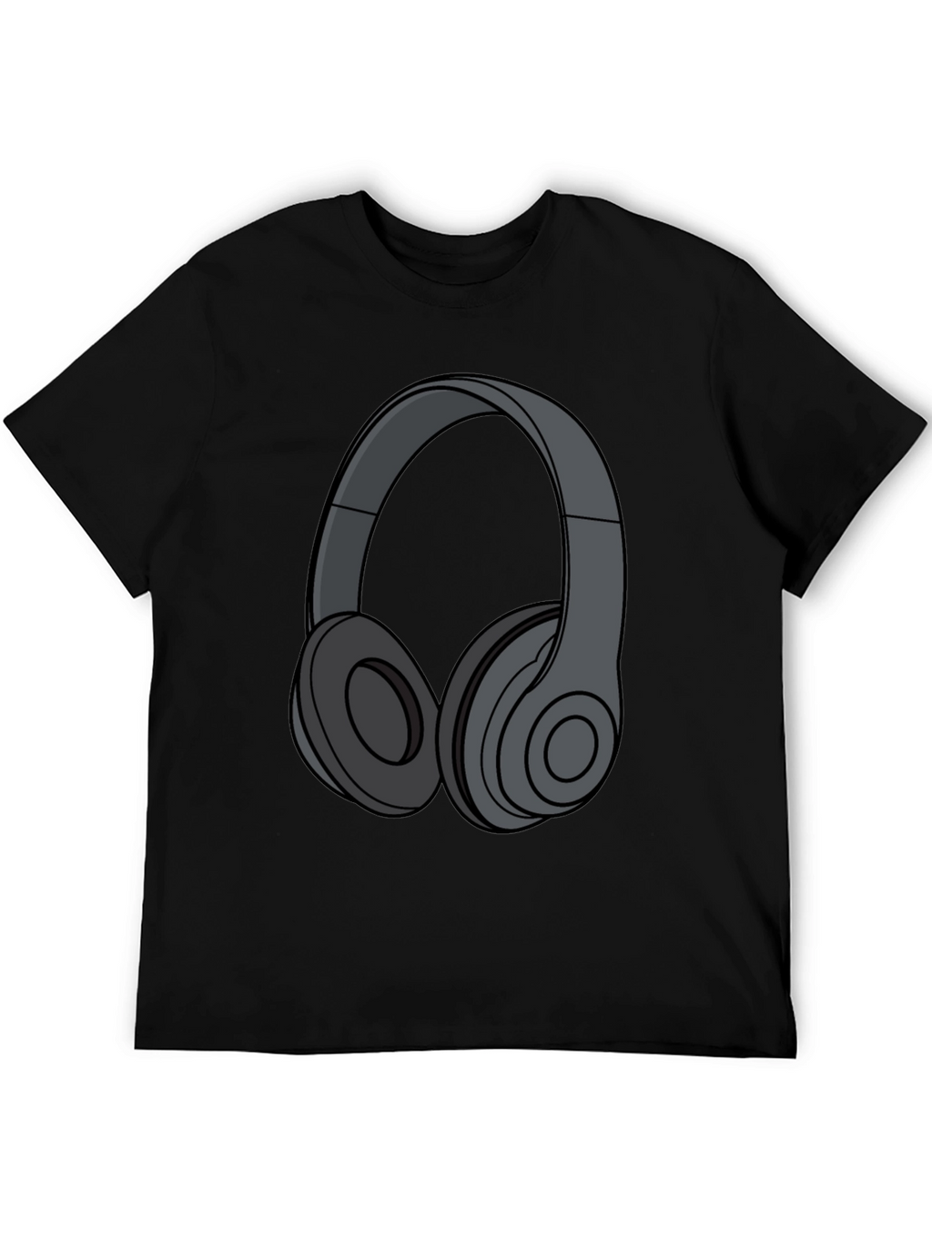 Modern Headphones Graphic T-Shirt