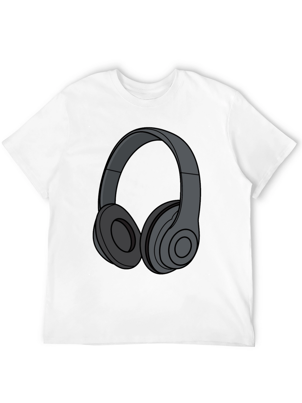 Modern Headphones Graphic T-Shirt