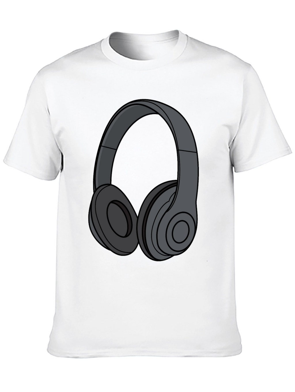 Modern Headphones Graphic T-Shirt