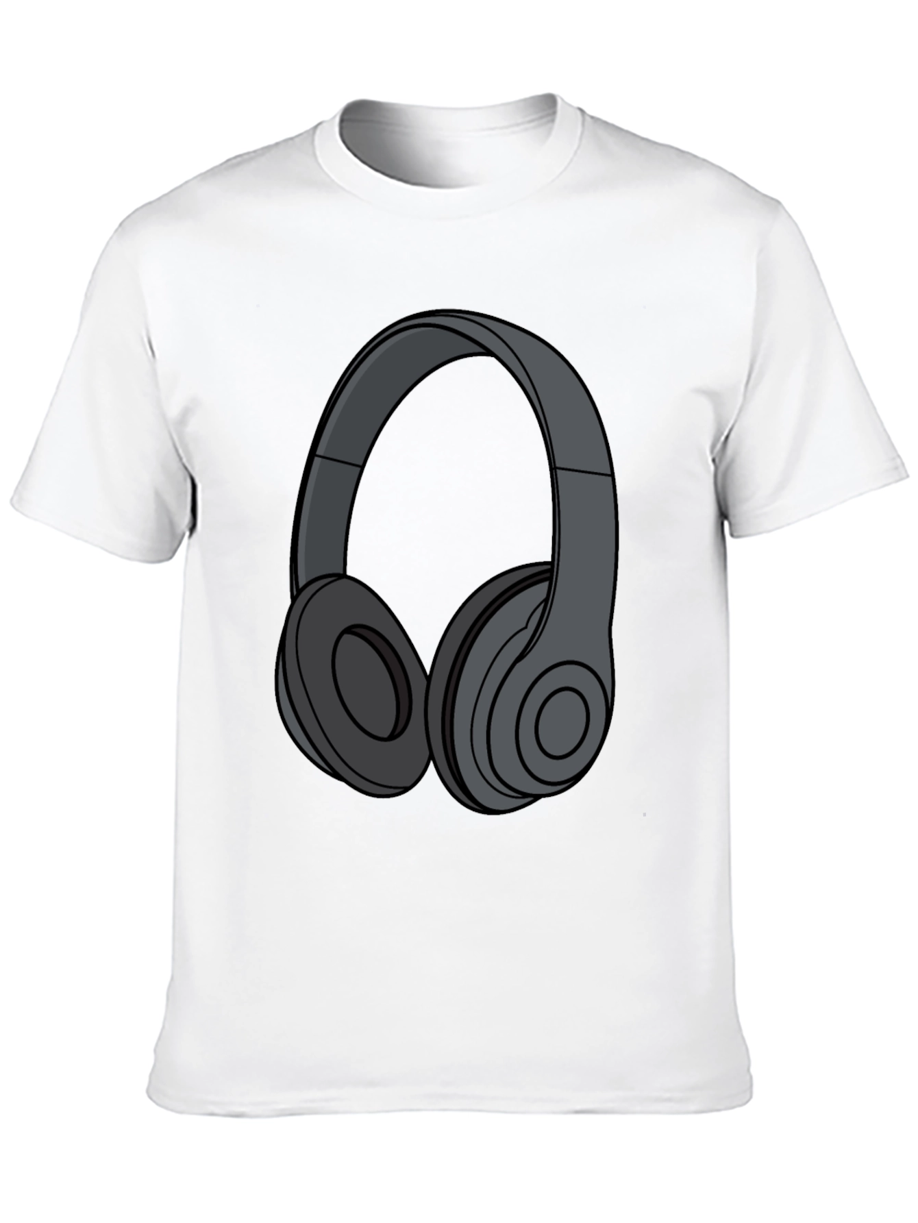 Modern Headphones Graphic T-Shirt