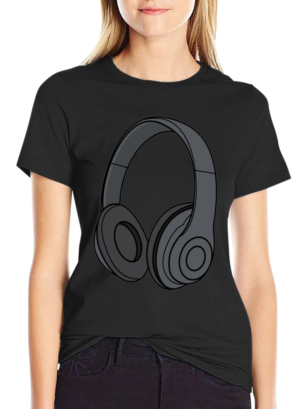 Modern Headphones Graphic T-Shirt