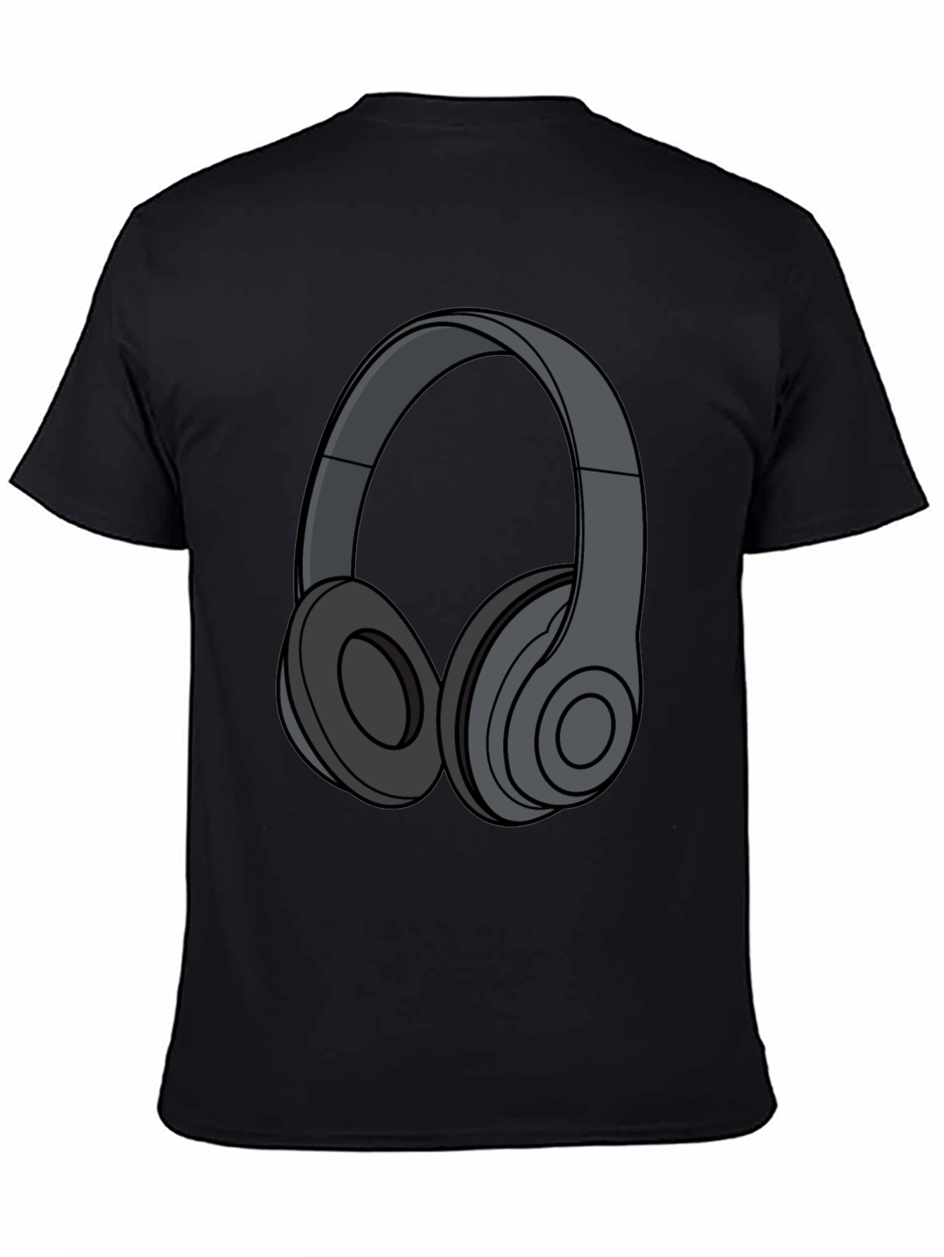 Modern Headphones Graphic T-Shirt