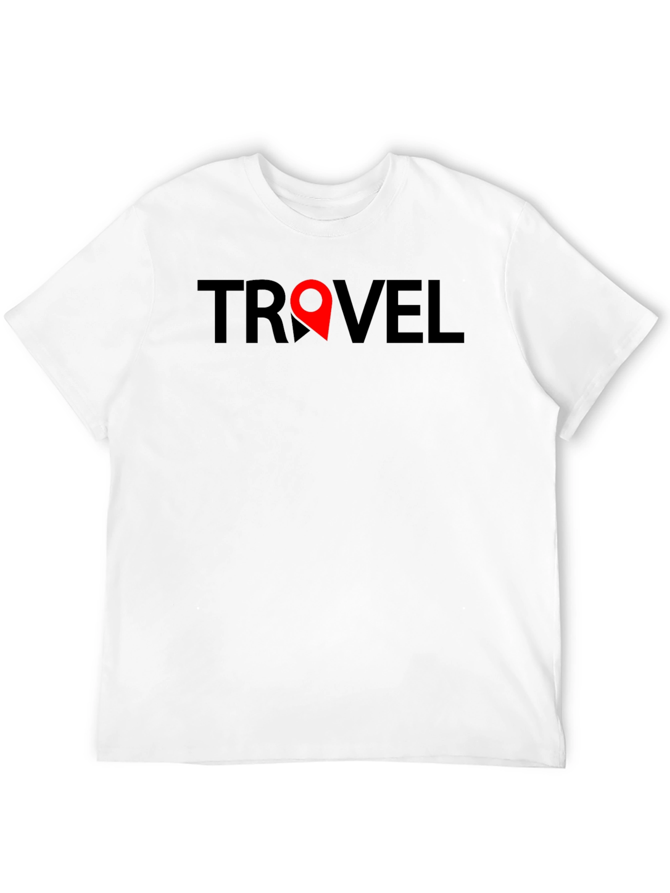 Travel Graphic Tee - Black Short Sleeve Shirt