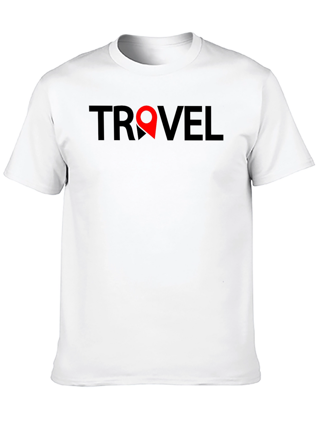 Travel Graphic Tee - Black Short Sleeve Shirt
