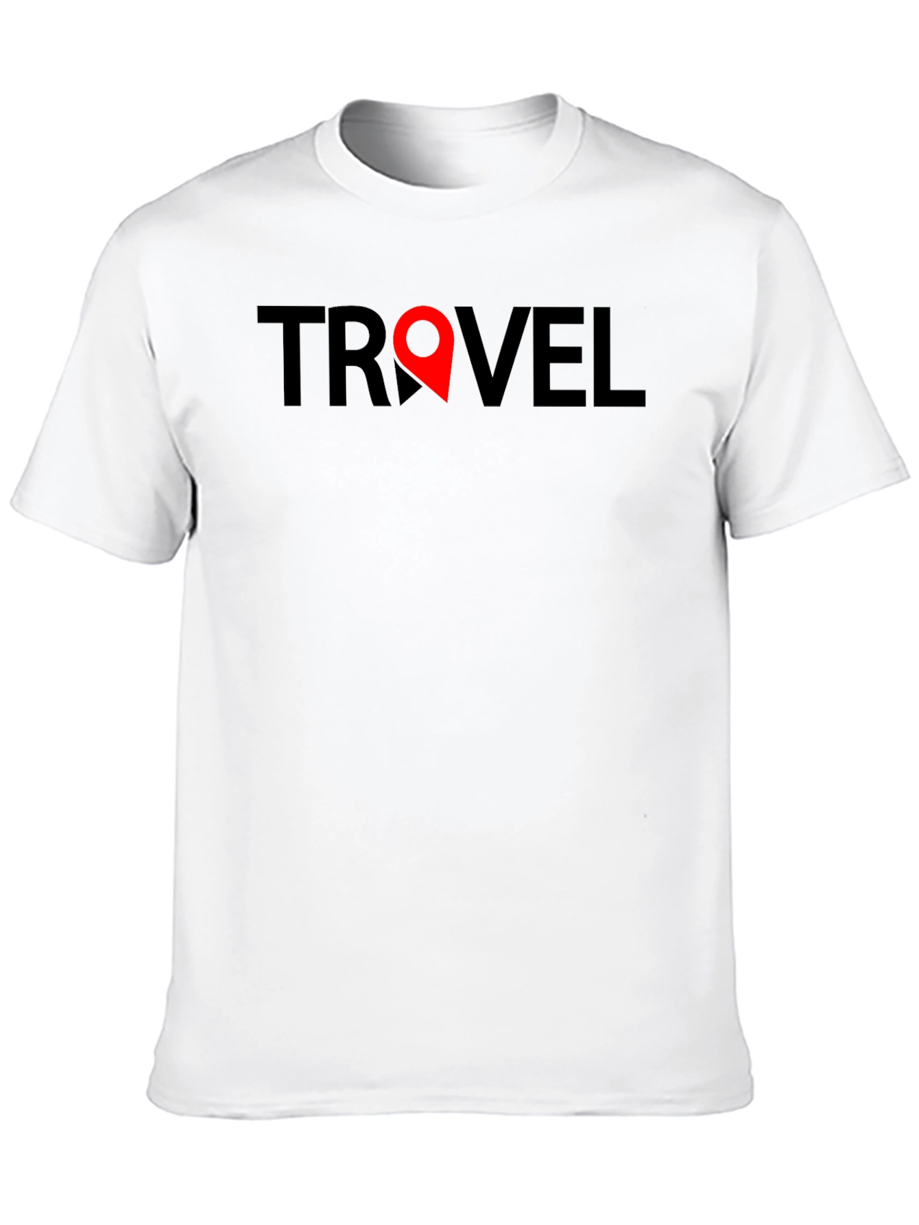 Travel Graphic Tee - Black Short Sleeve Shirt