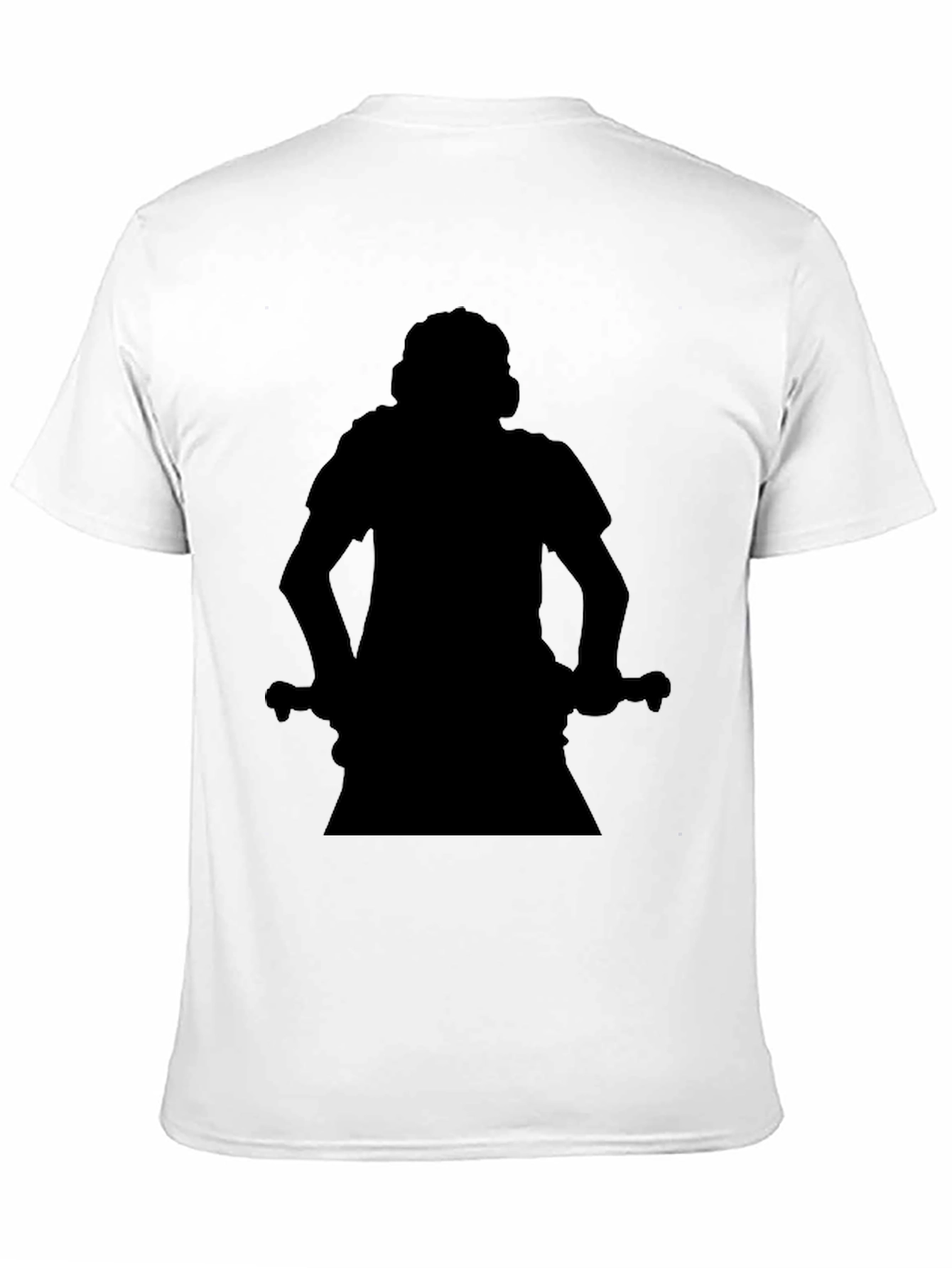 Silhouette Graphic Tee - Black Cotton Blend