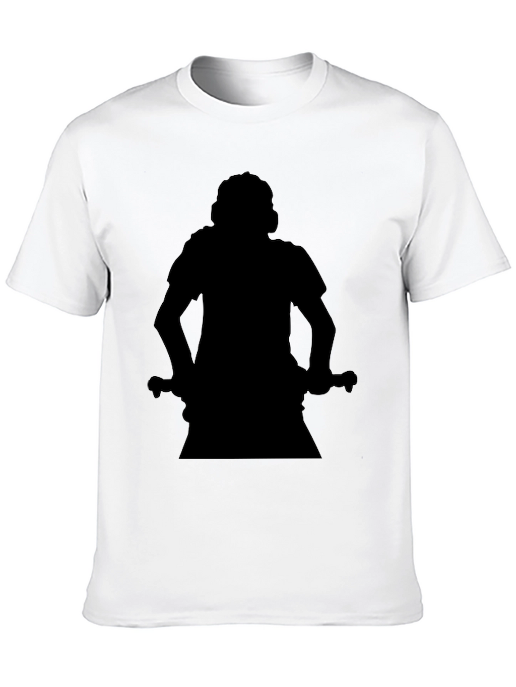 Silhouette Graphic Tee - Black Cotton Blend