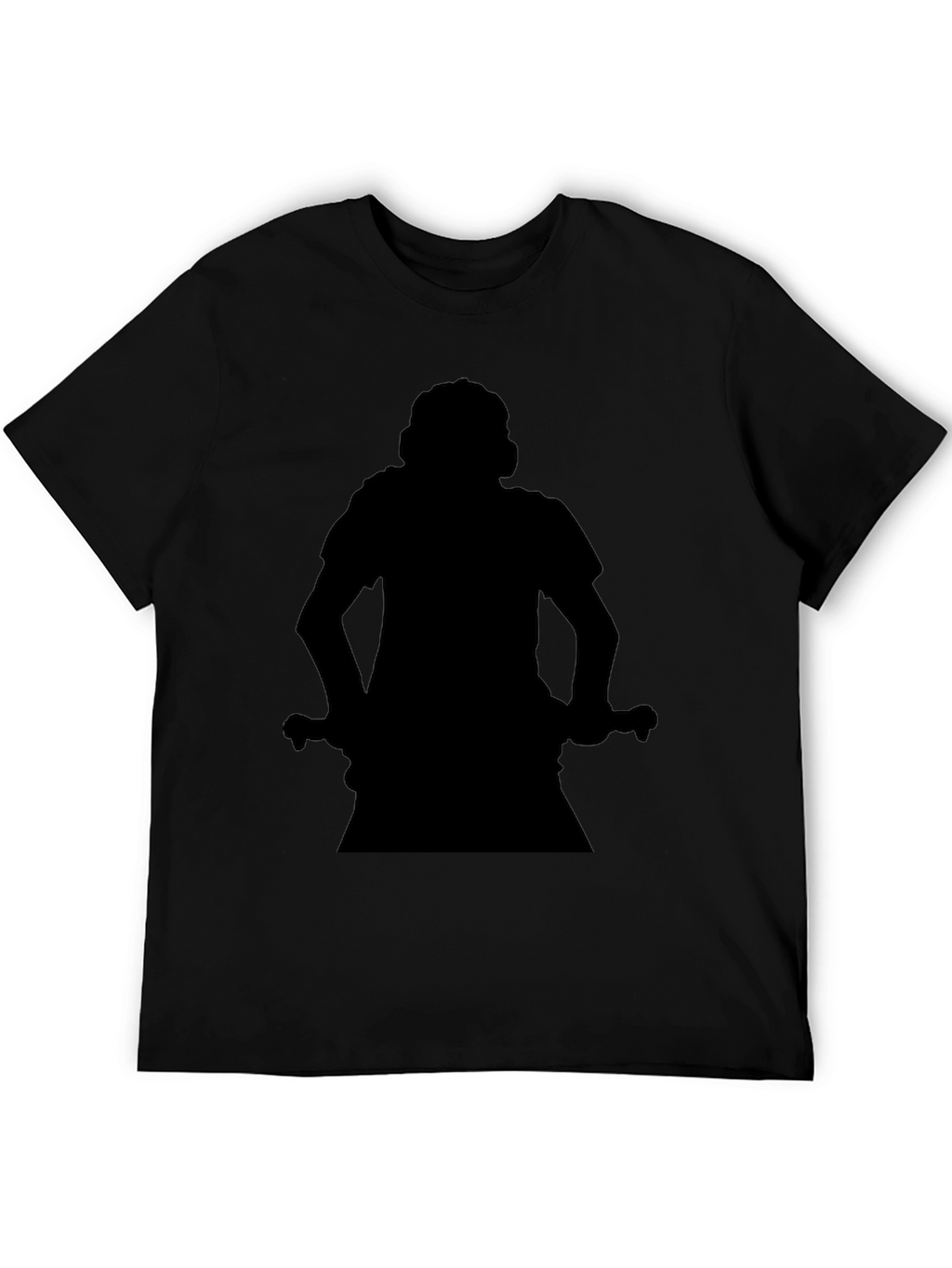 Silhouette Graphic Tee - Black Cotton Blend
