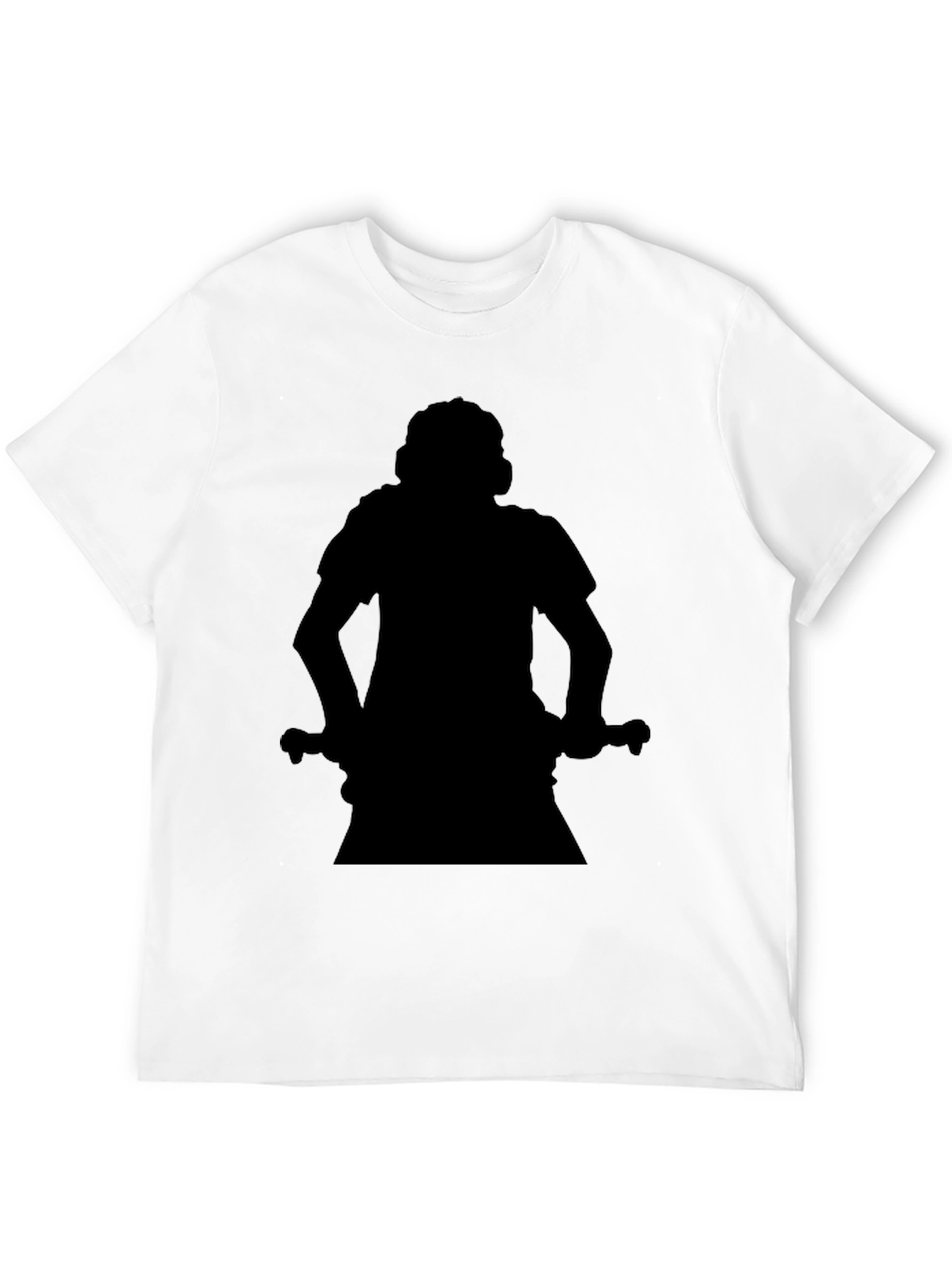 Silhouette Graphic Tee - Black Cotton Blend