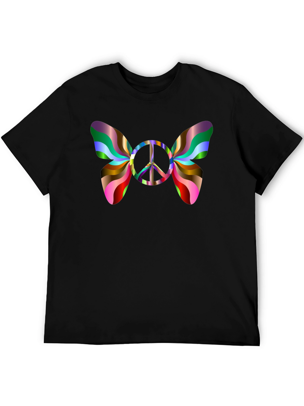 Peace Sign Butterfly Graphic Tee