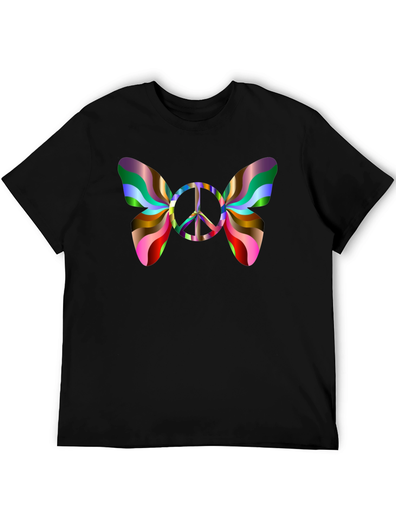 Peace Sign Butterfly Graphic Tee