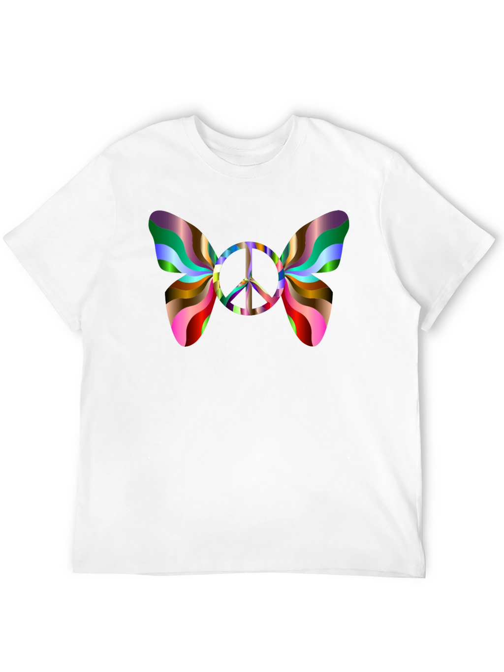 Peace Sign Butterfly Graphic Tee