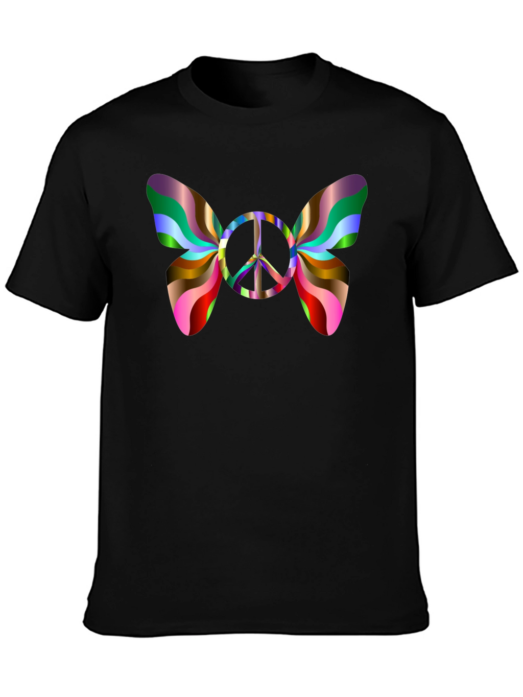 Peace Sign Butterfly Graphic Tee