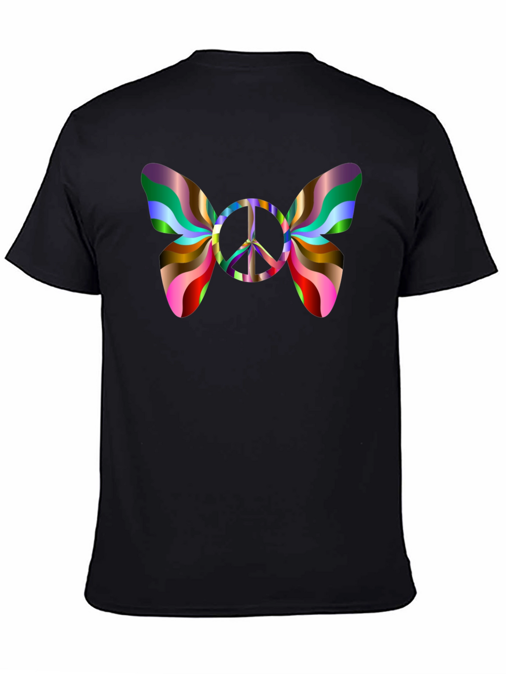 Peace Sign Butterfly Graphic Tee