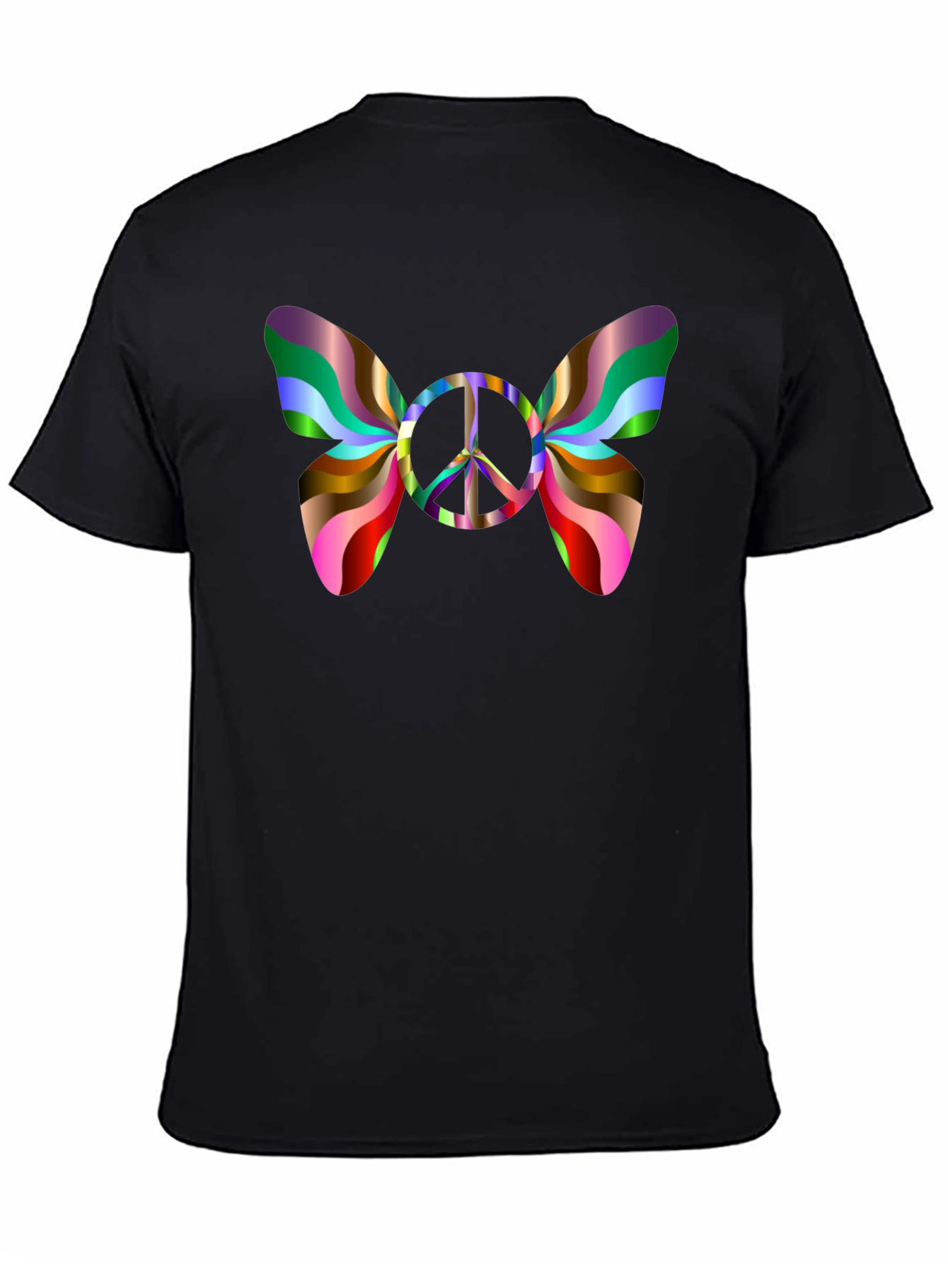 Peace Sign Butterfly Graphic Tee
