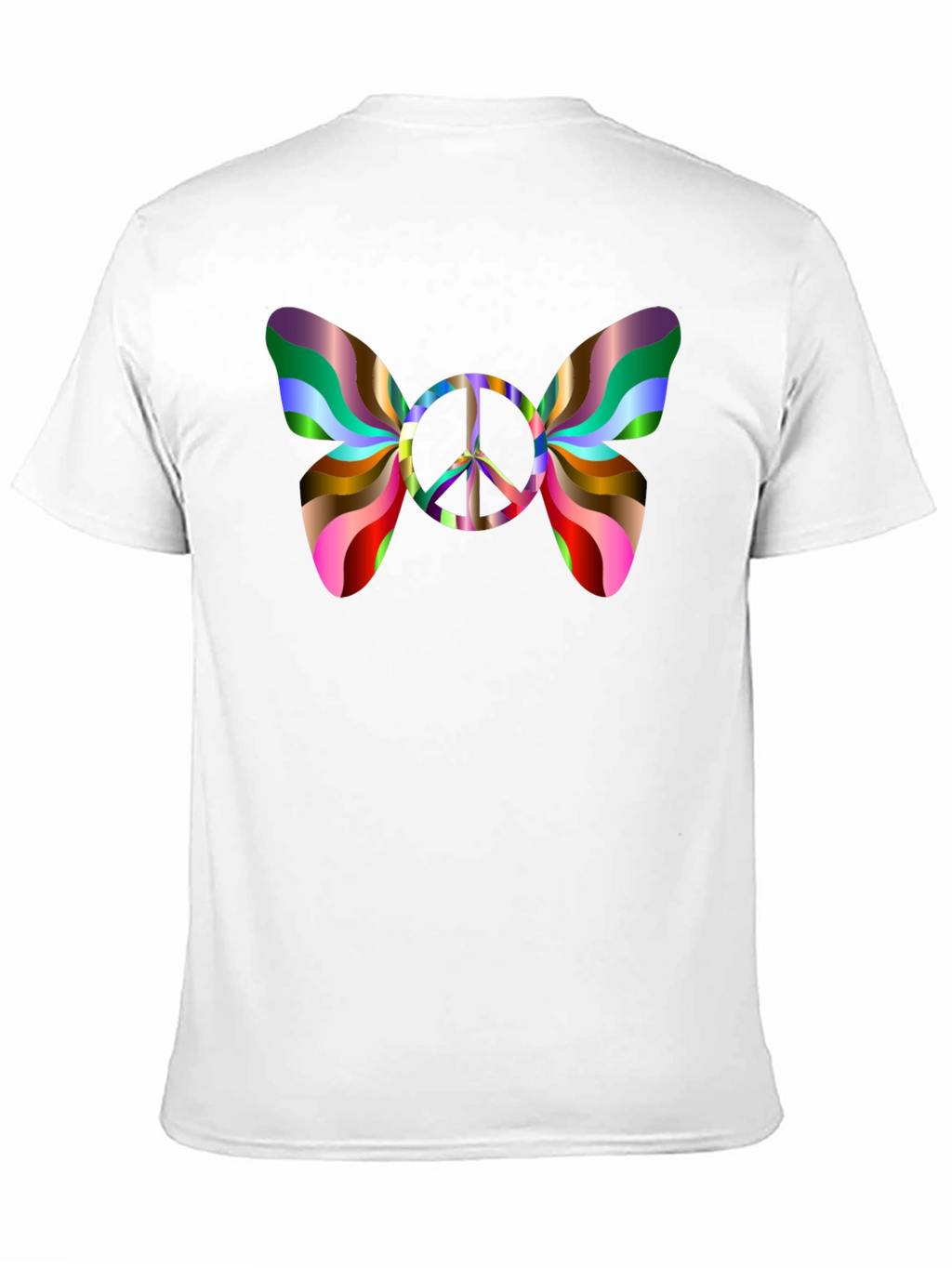 Peace Sign Butterfly Graphic Tee