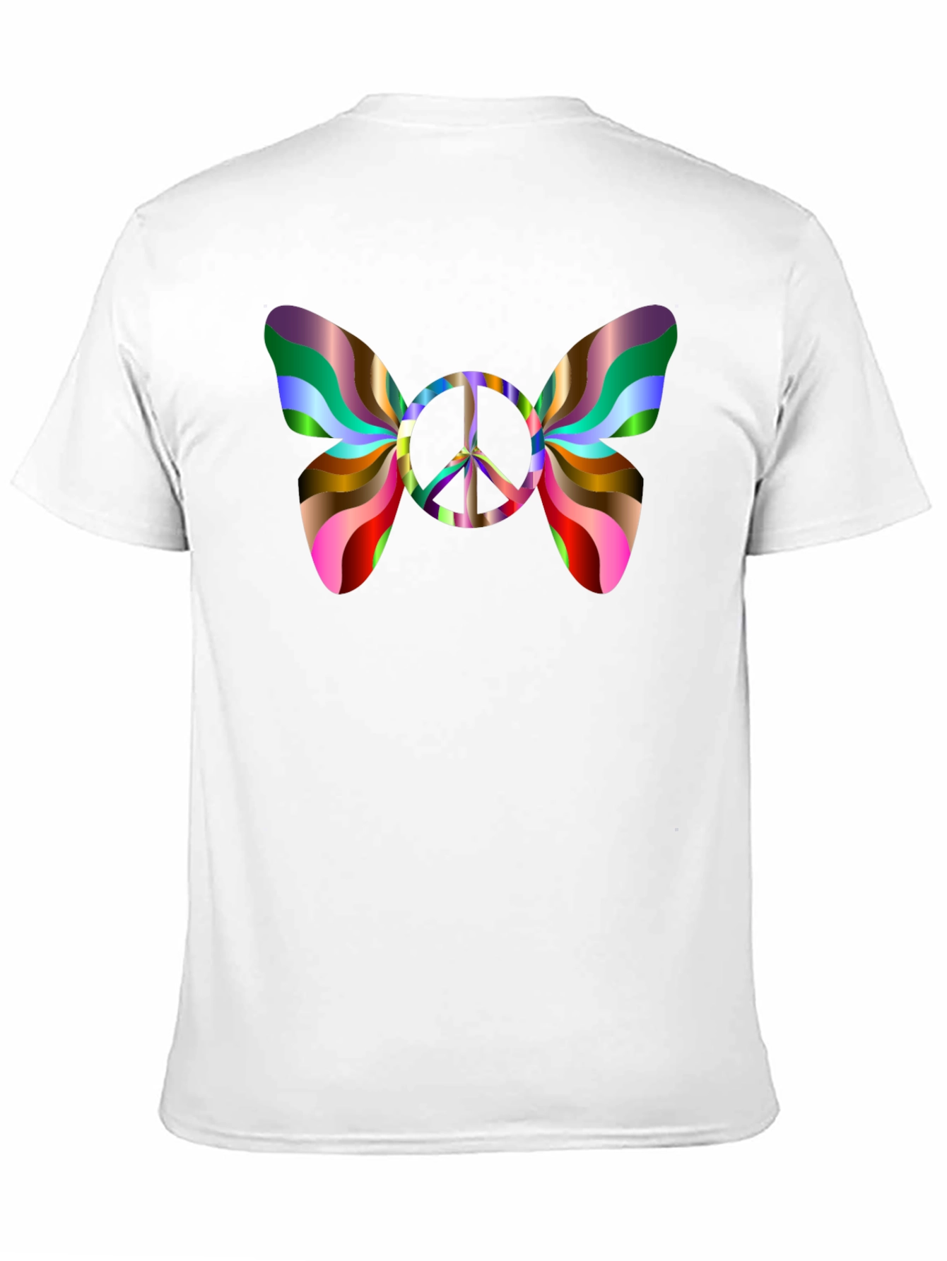 Peace Sign Butterfly Graphic Tee