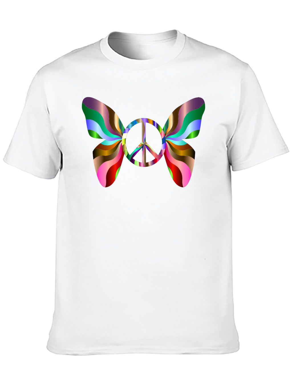 Peace Sign Butterfly Graphic Tee