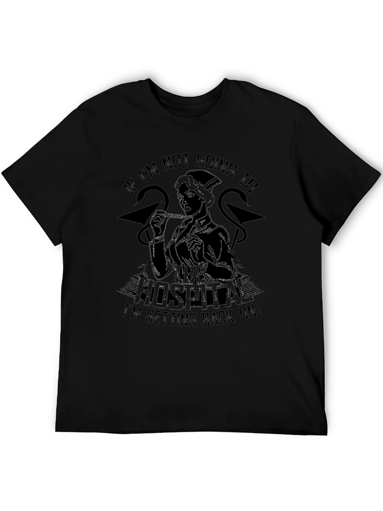 Nurse Graphic T-Shirt - Unisex Black Tee