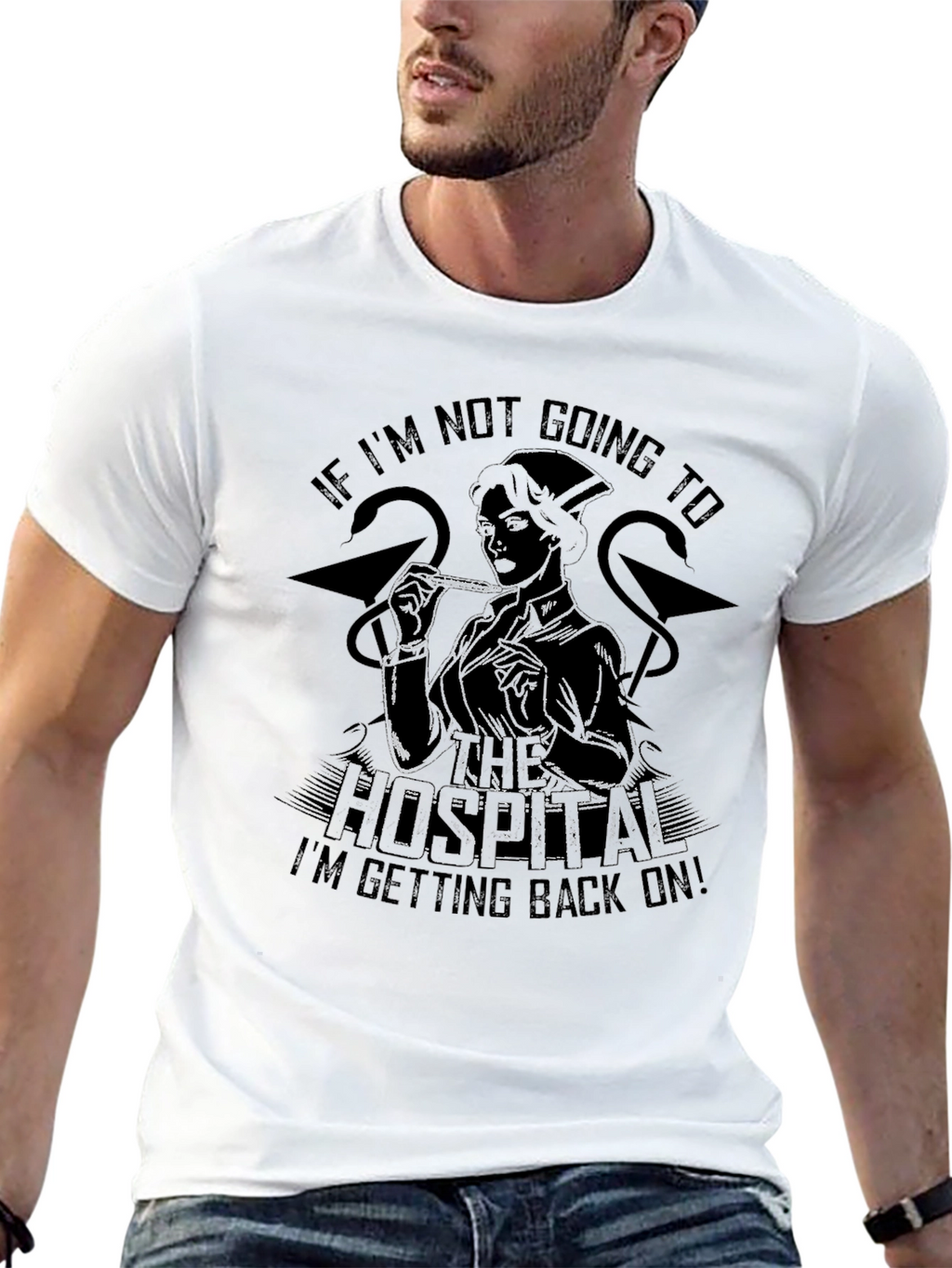 Nurse Graphic T-Shirt - Unisex Black Tee