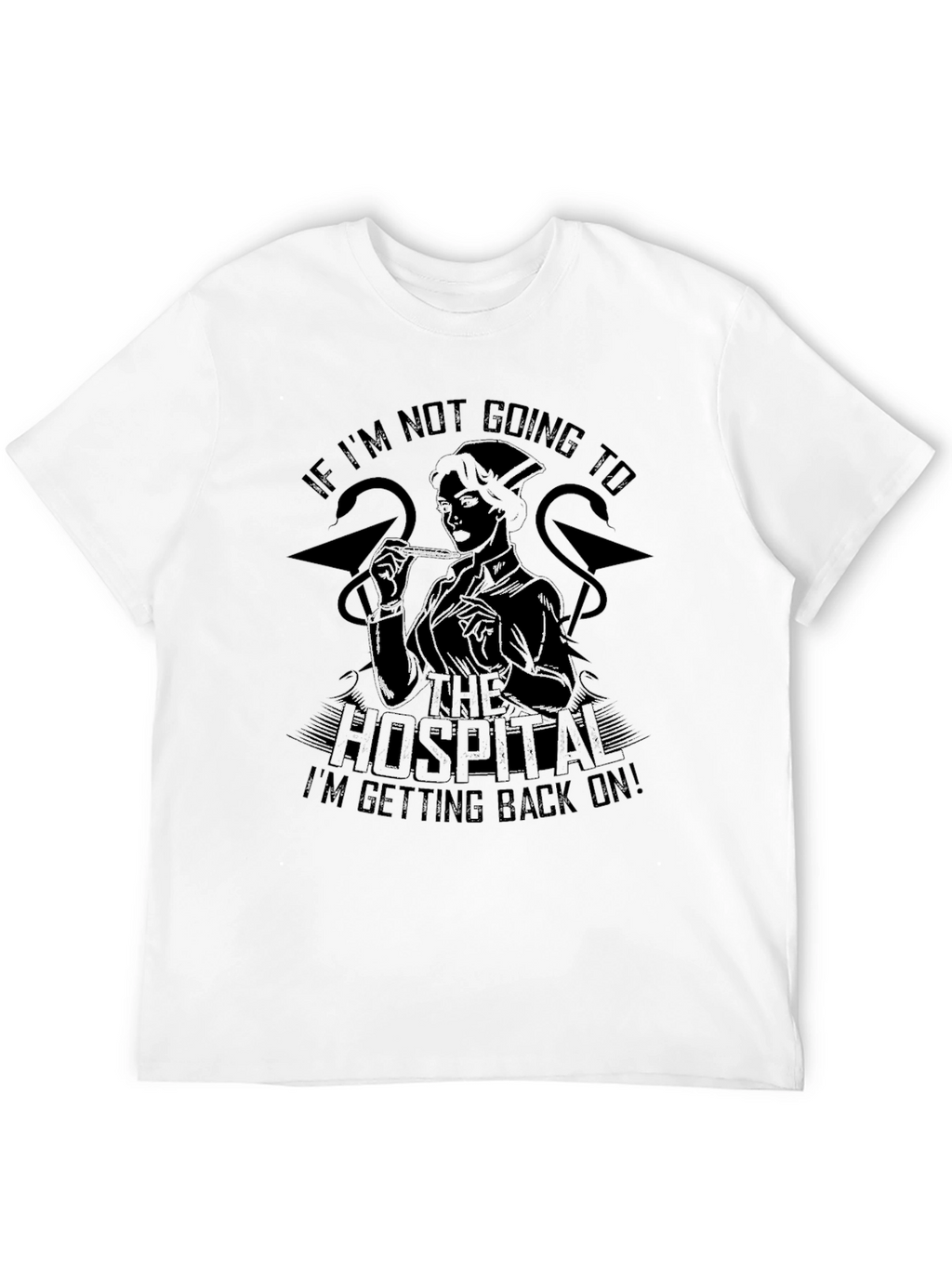 Nurse Graphic T-Shirt - Unisex Black Tee