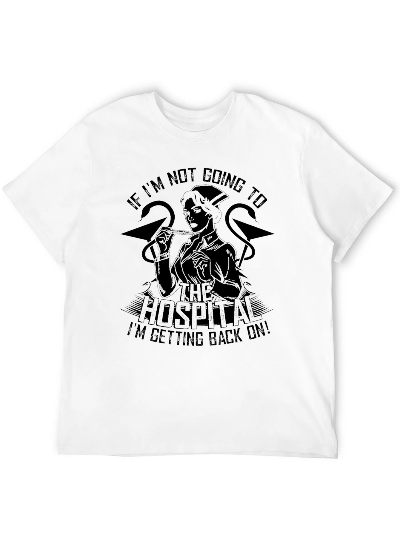 Nurse Graphic T-Shirt - Unisex Black Tee