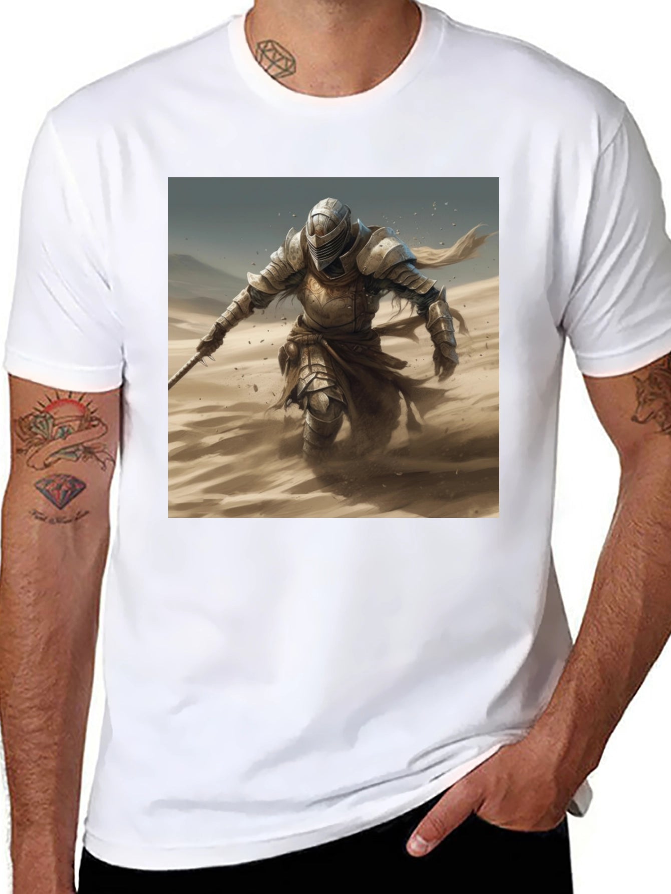 Knight in Shining Armor Black Tee