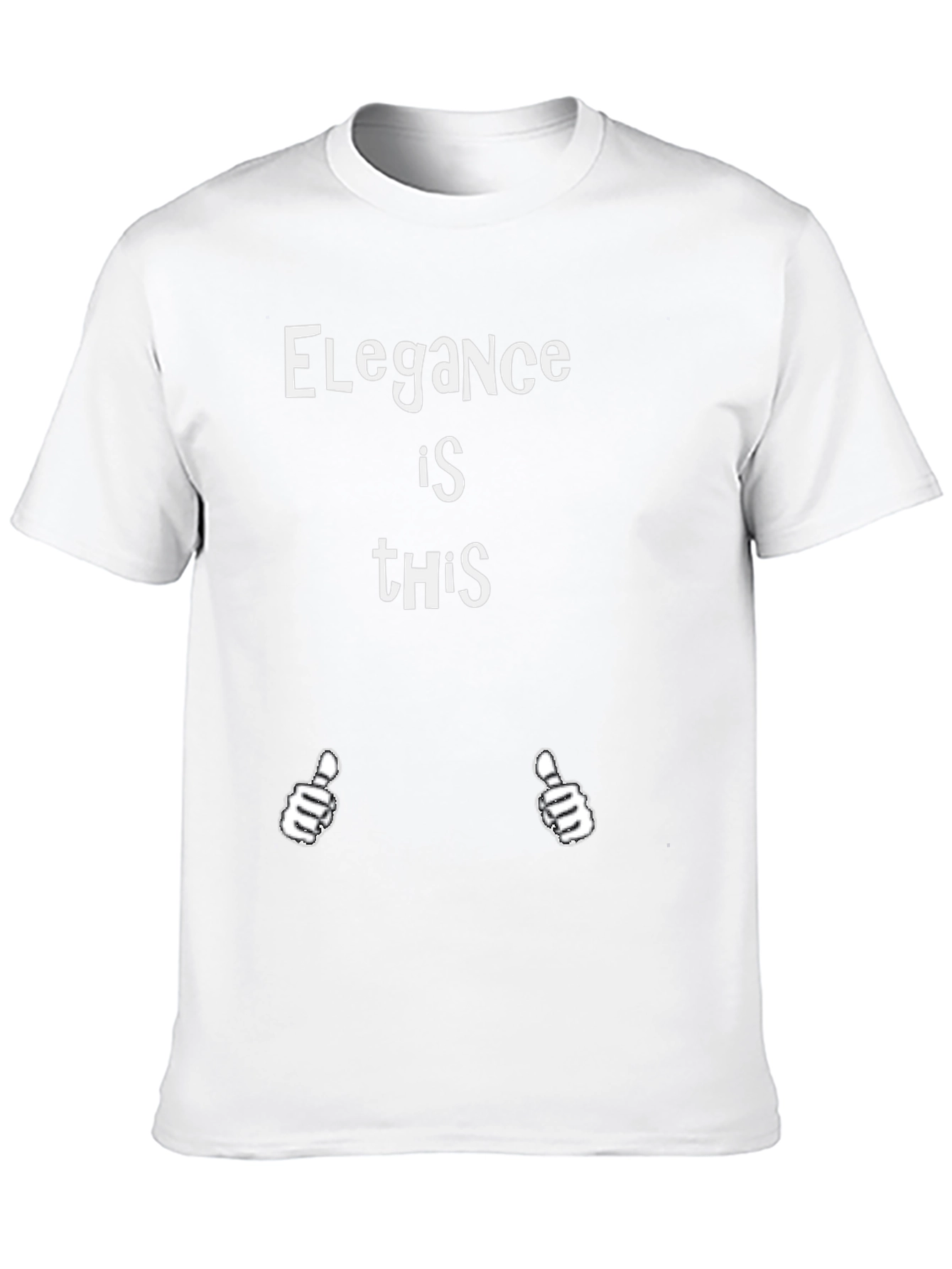 Elegance Is This T-Shirt Funny Sarcastic Graphic Tee