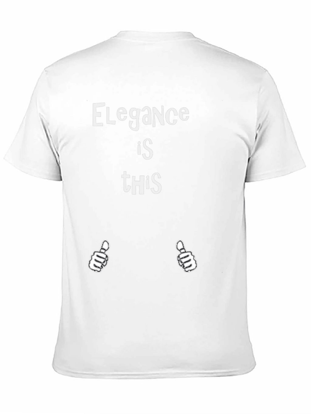 Elegance Is This T-Shirt Funny Sarcastic Graphic Tee