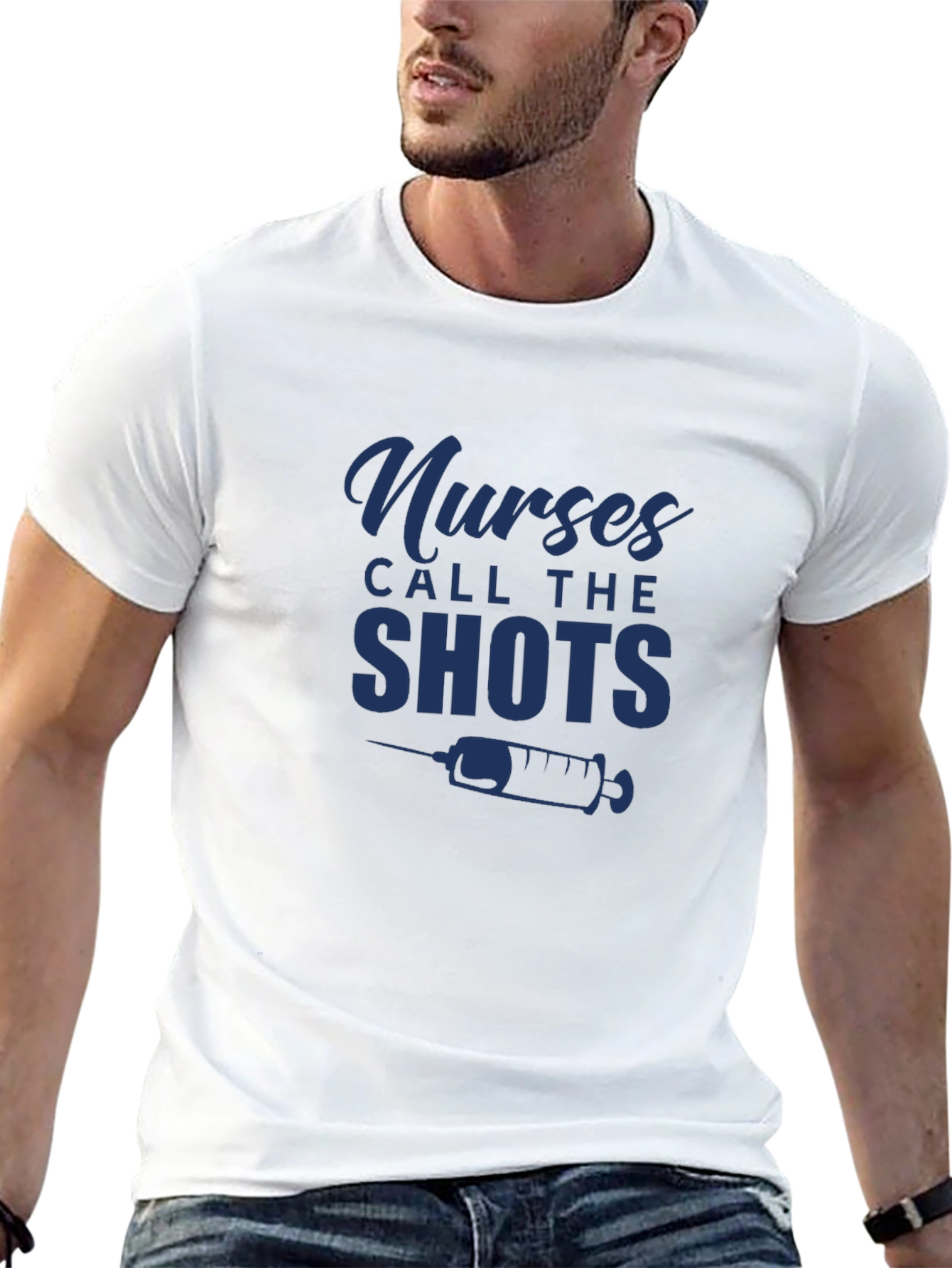 Nurses Call The Shots Graphic T-Shirt - Unisex Fit