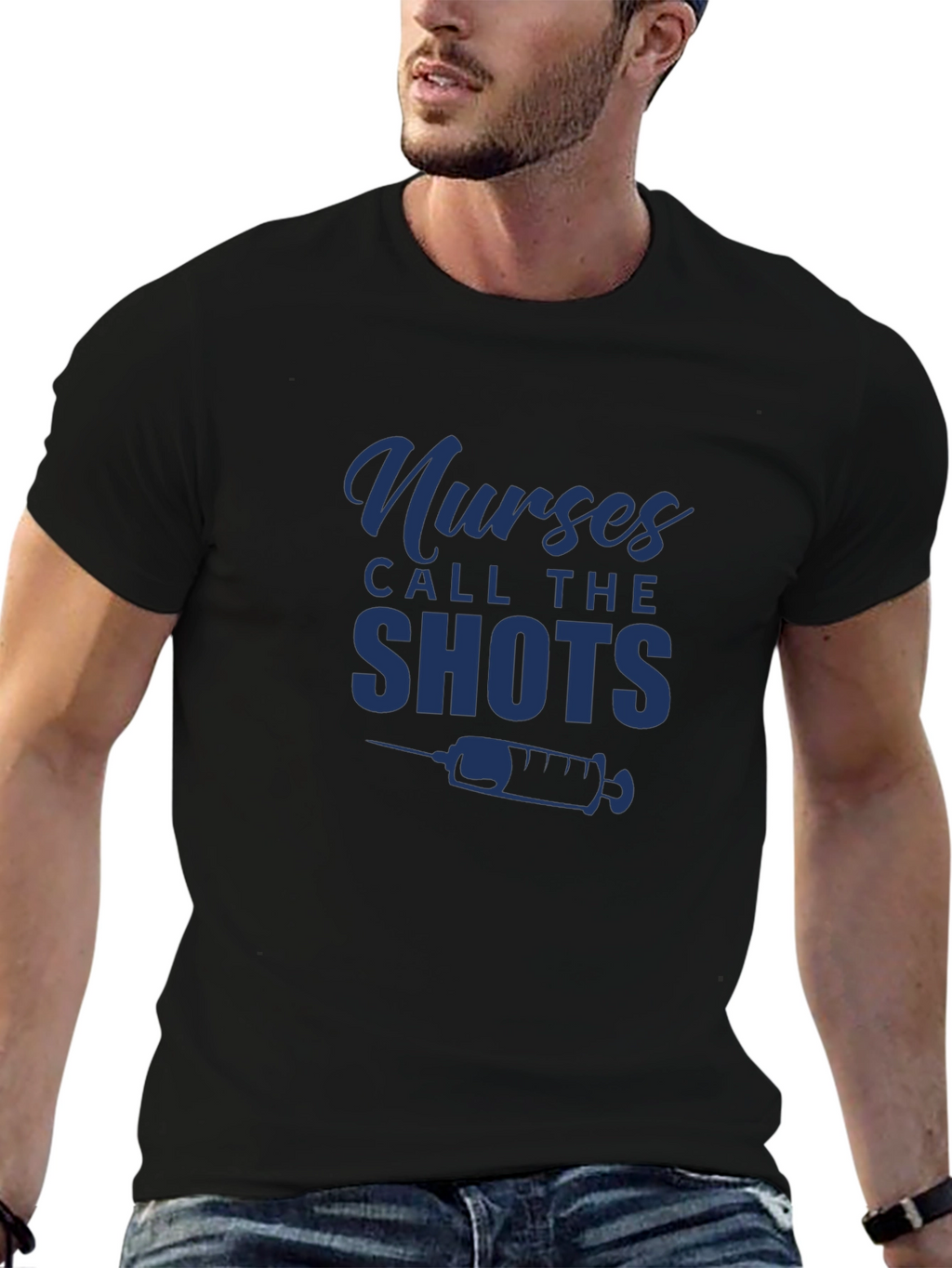 Nurses Call The Shots Graphic T-Shirt - Unisex Fit