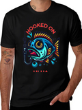 Hooked On T-Shirt - Fishing Tee