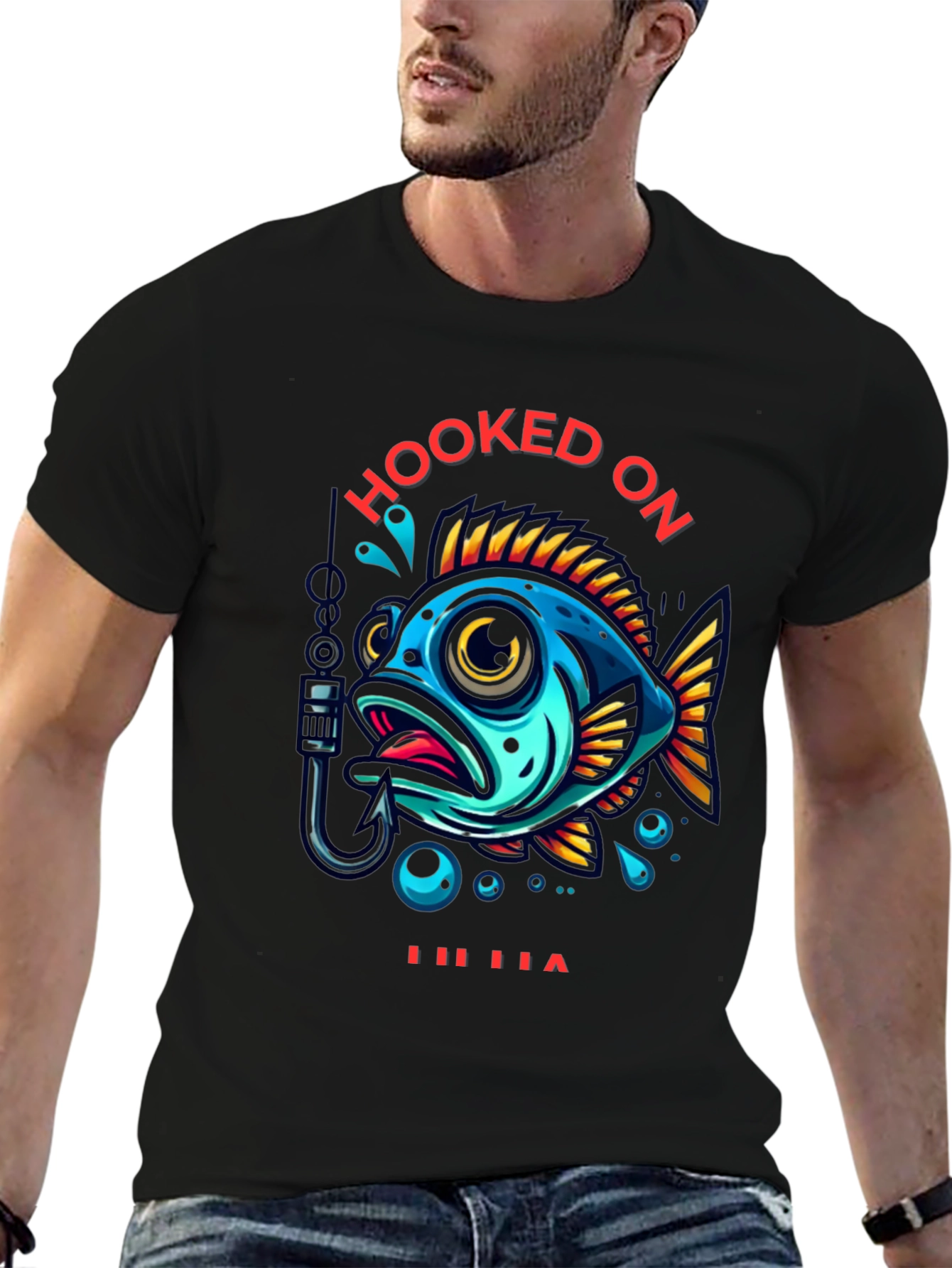 Hooked On T-Shirt - Fishing Tee