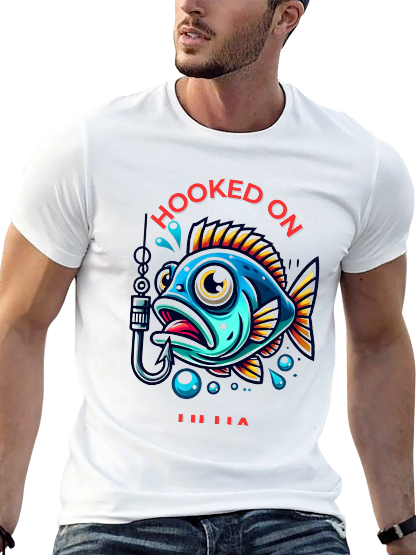 Hooked On T-Shirt - Fishing Tee