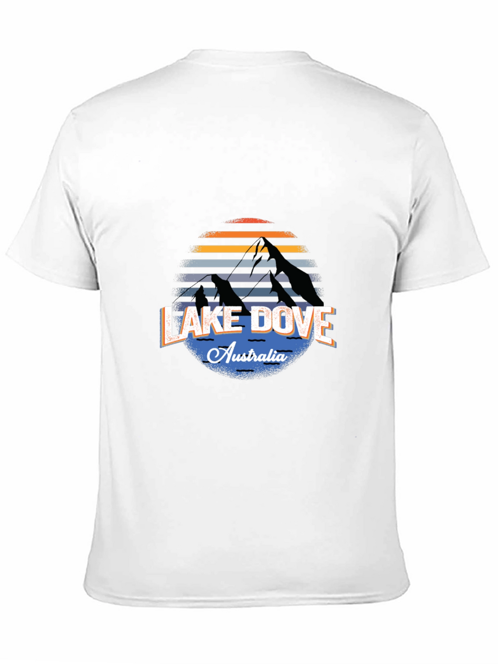 Lake Dove Australia Black T-Shirt