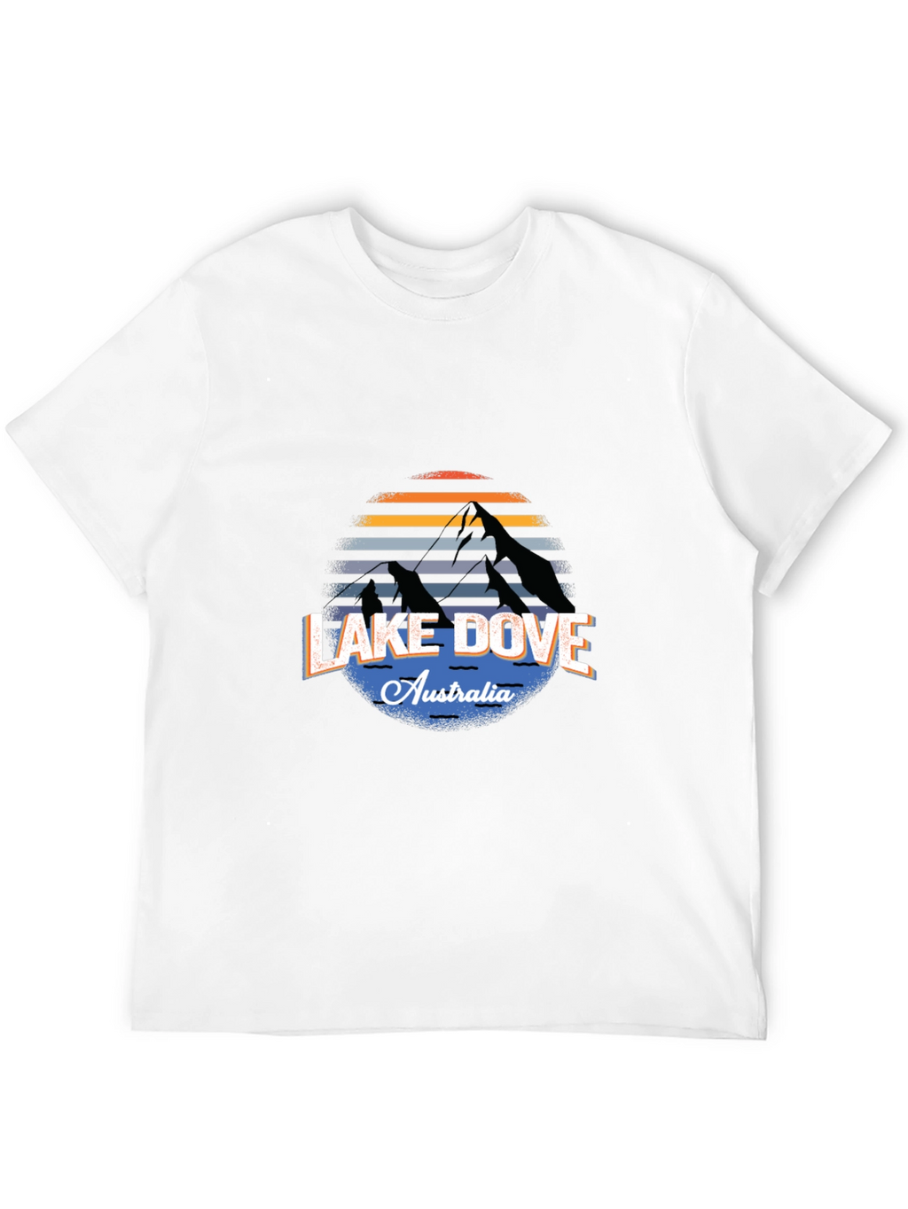 Lake Dove Australia Black T-Shirt