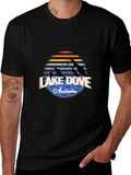 Lake Dove Australia Black T-Shirt