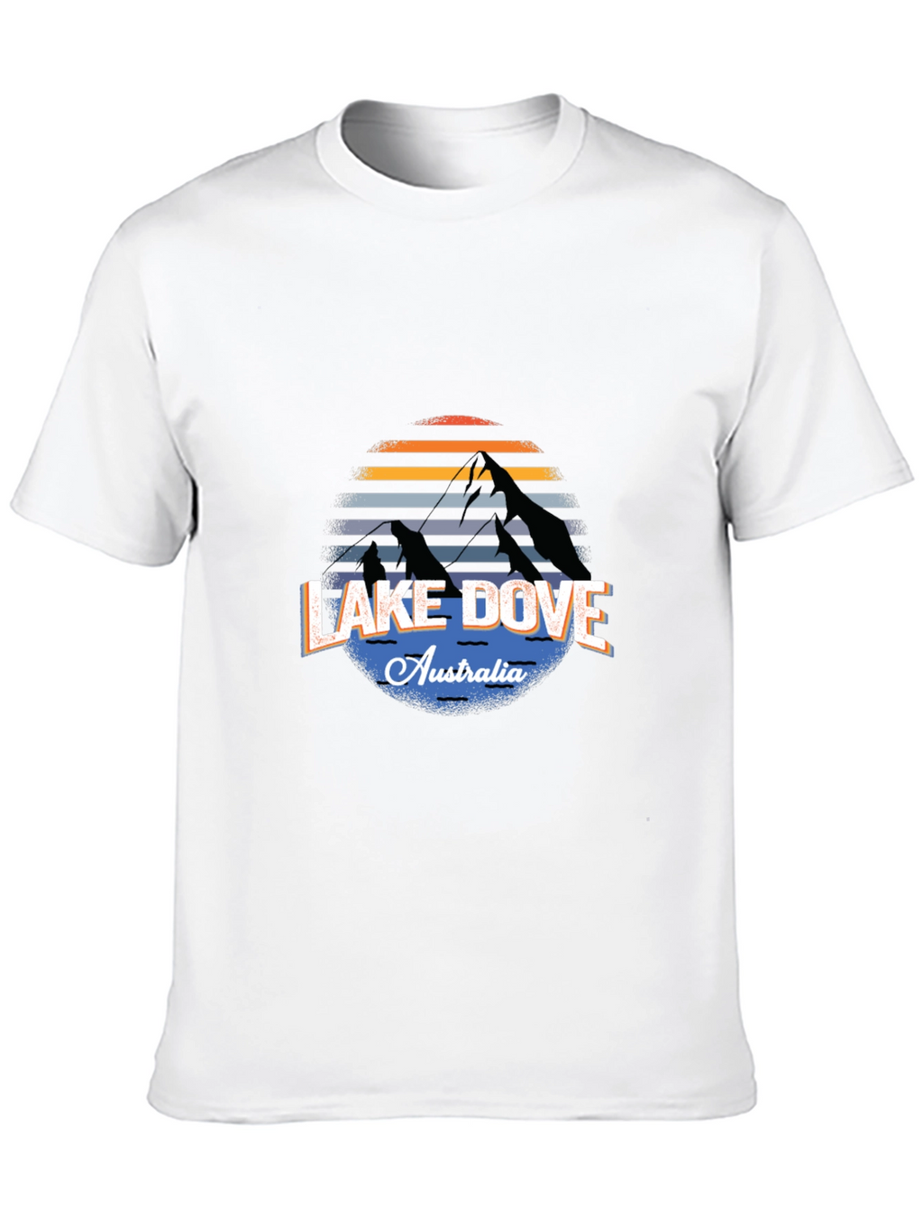 Lake Dove Australia Black T-Shirt