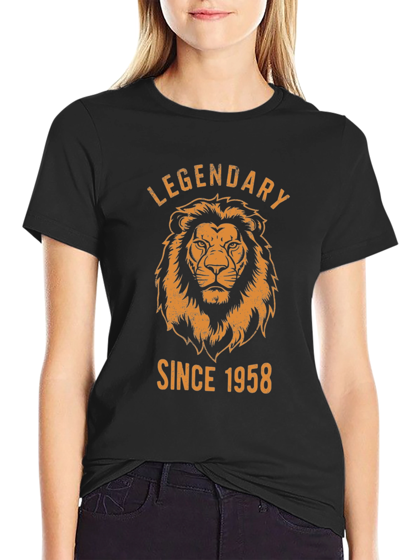 Legendary Since 1958 Lion Graphic Tee - Black