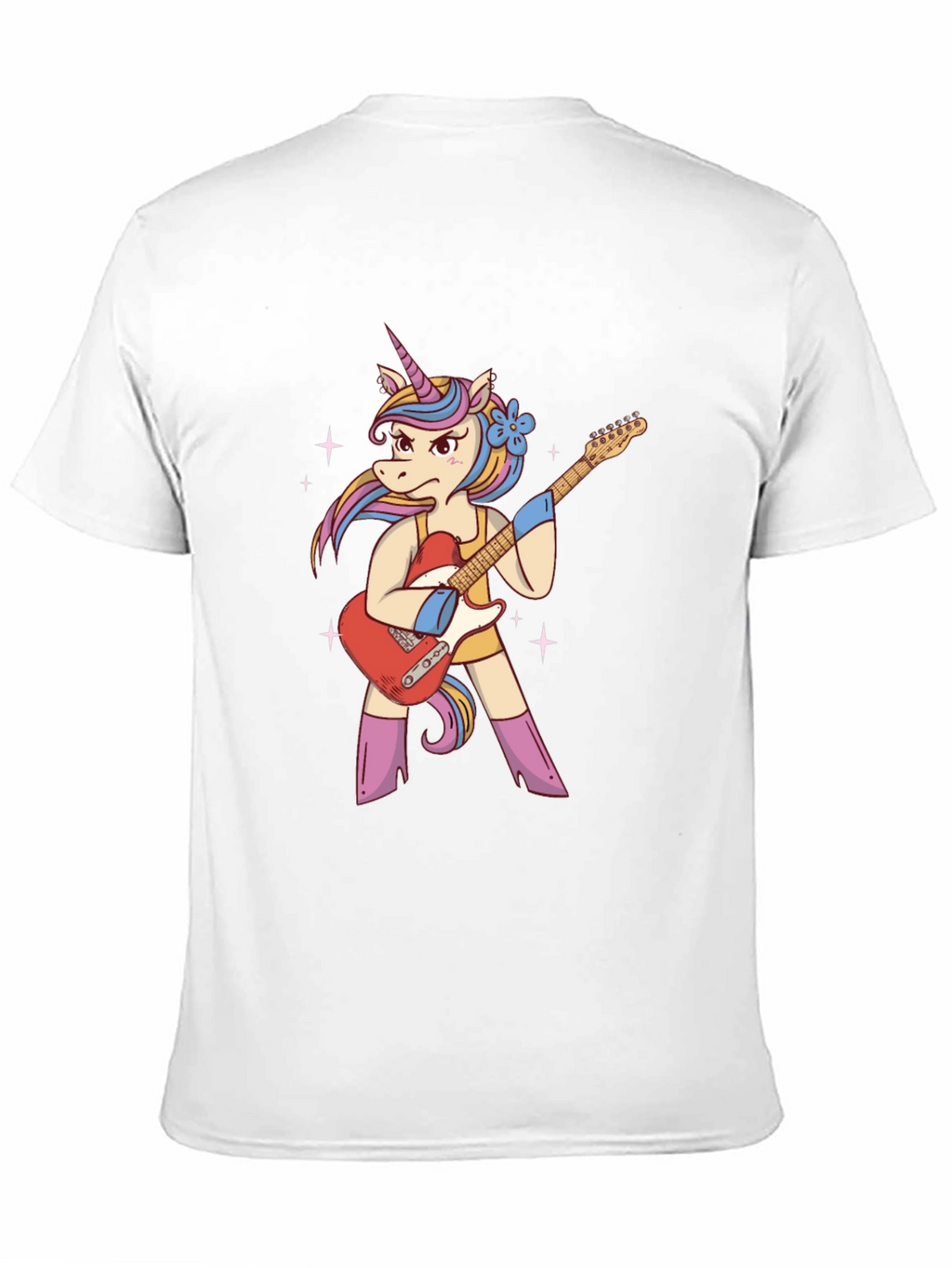 Unicorn Guitarist Graphic T-Shirt