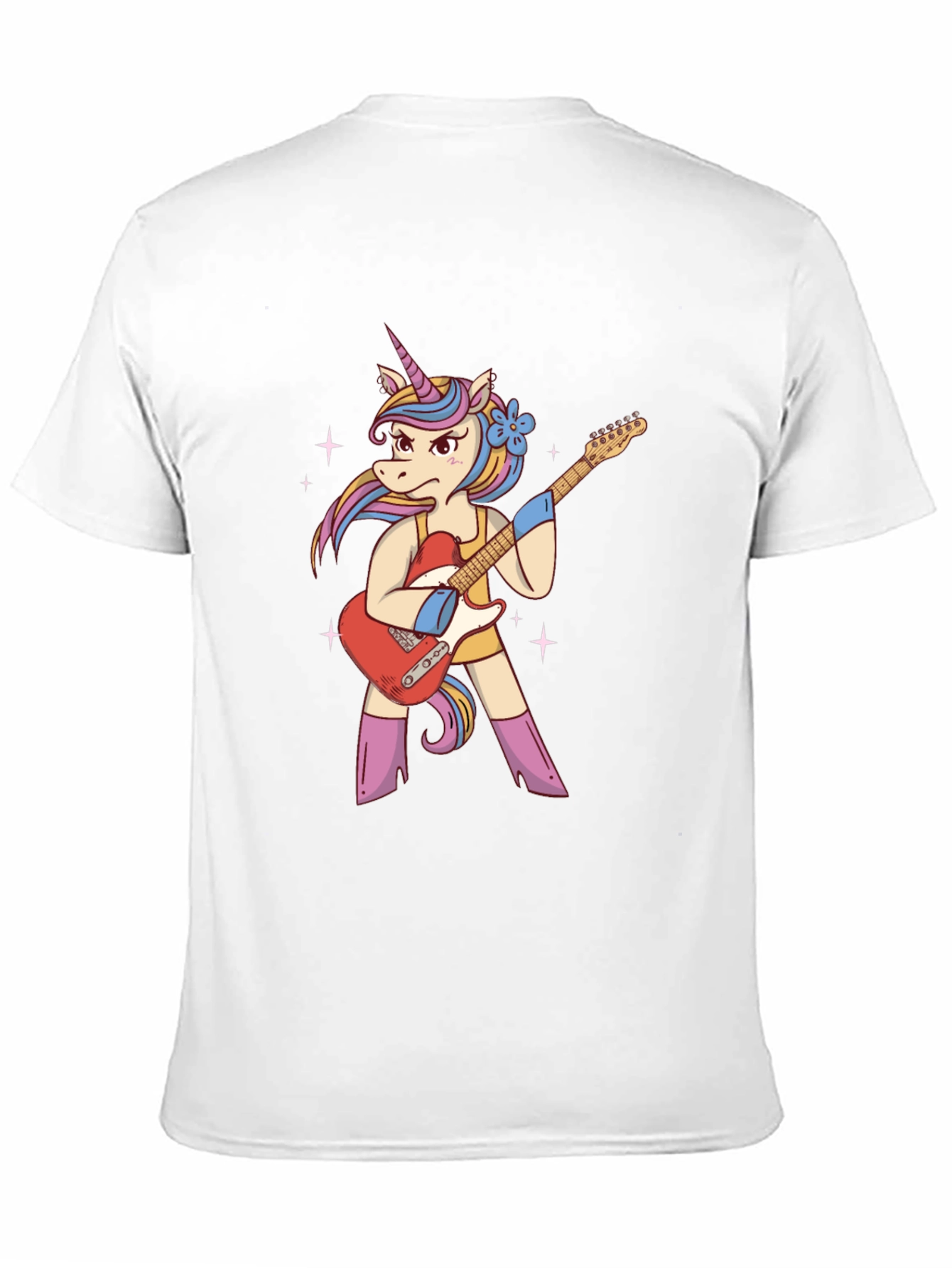 Unicorn Guitarist Graphic T-Shirt