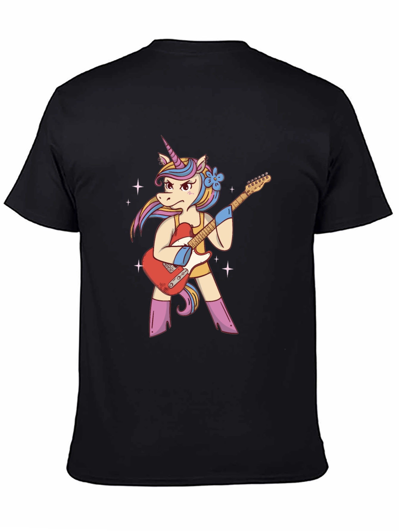 Unicorn Guitarist Graphic T-Shirt