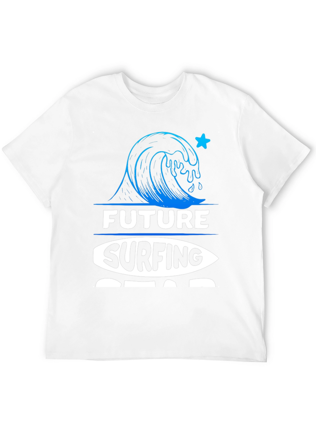 Future Surfing Star Black T-Shirt