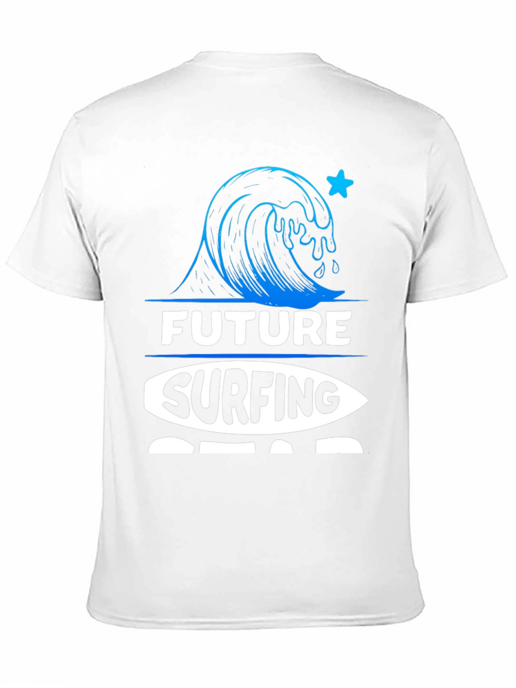 Future Surfing Star Black T-Shirt