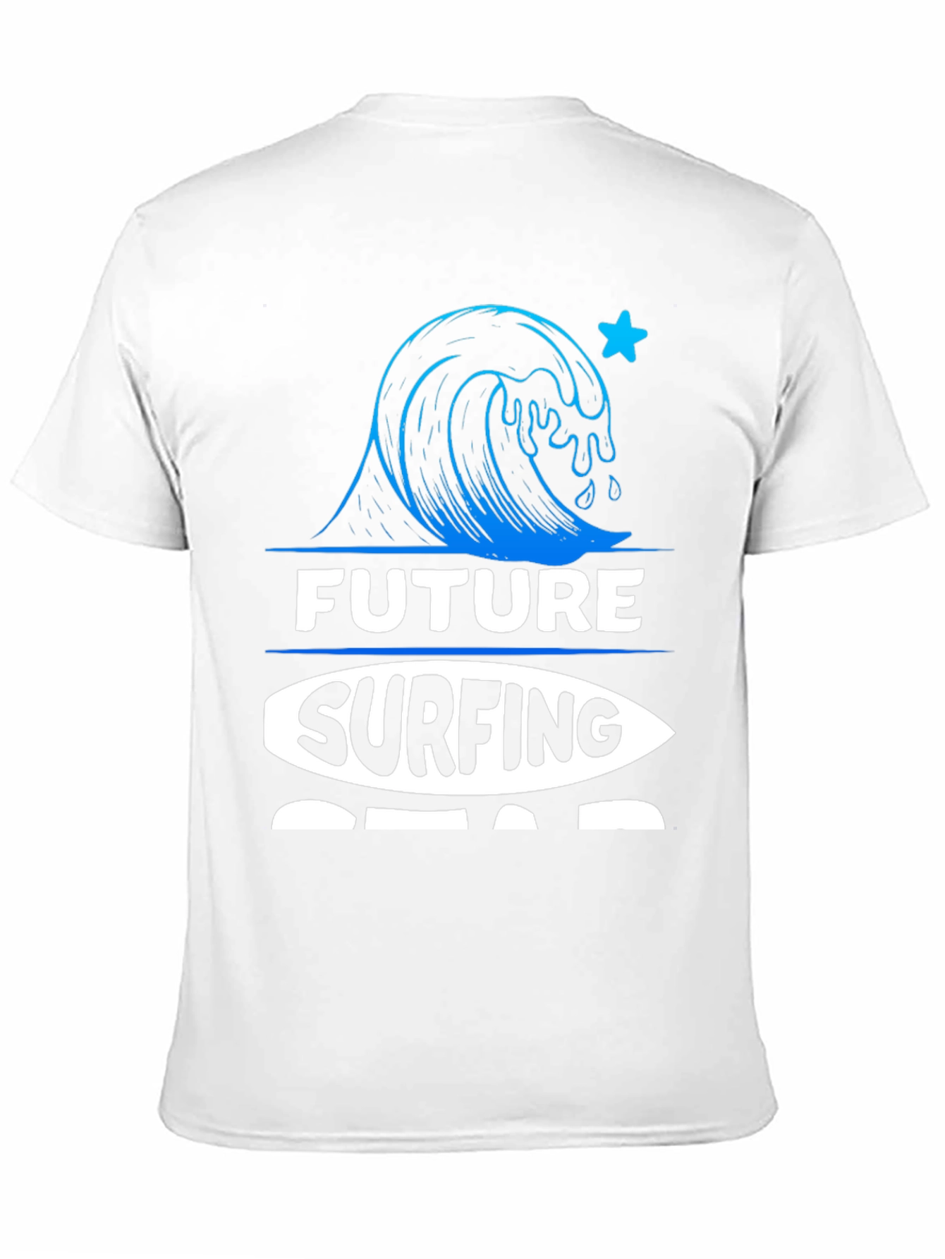 Future Surfing Star Black T-Shirt