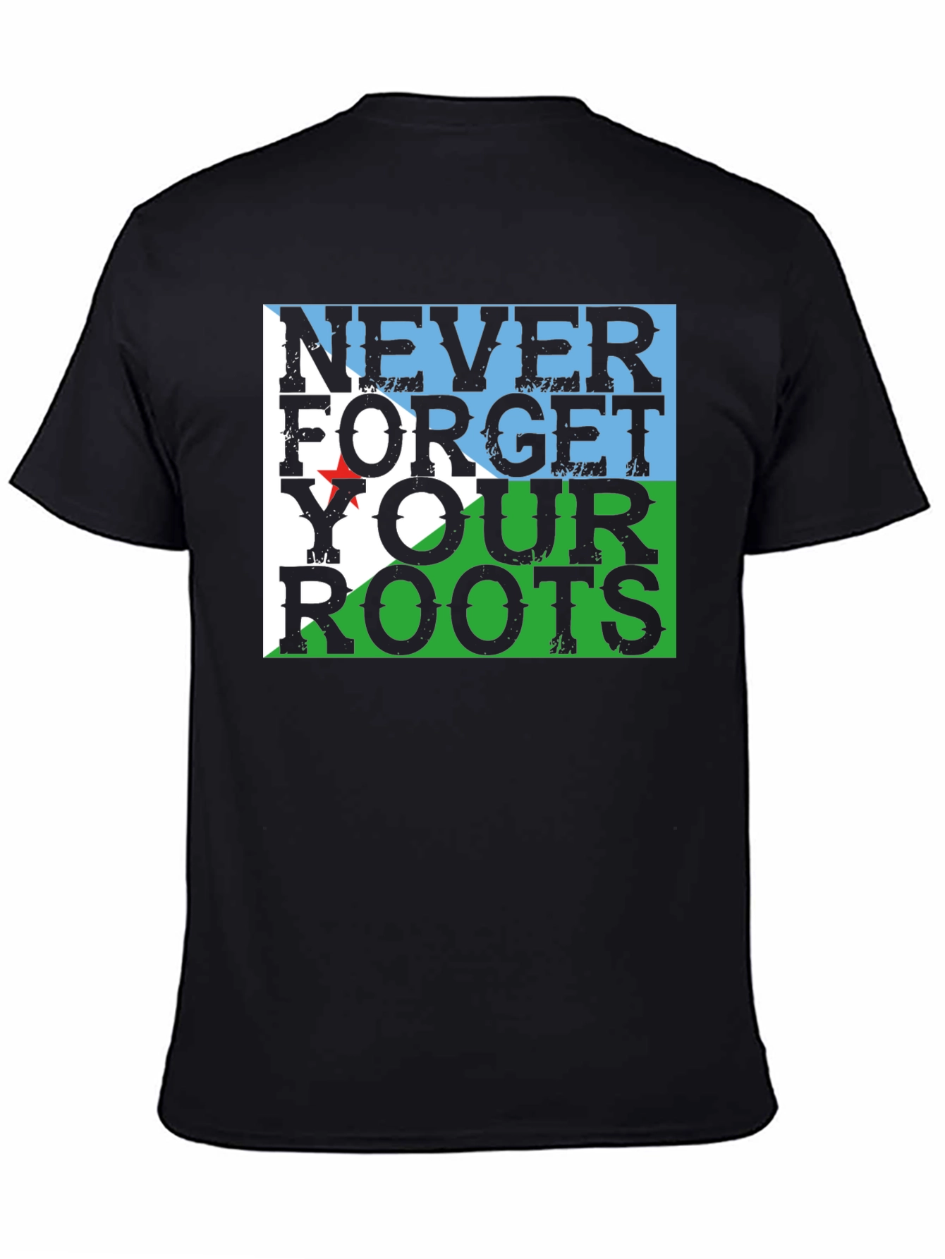 Never Forget Your Roots Flag Graphic Tee